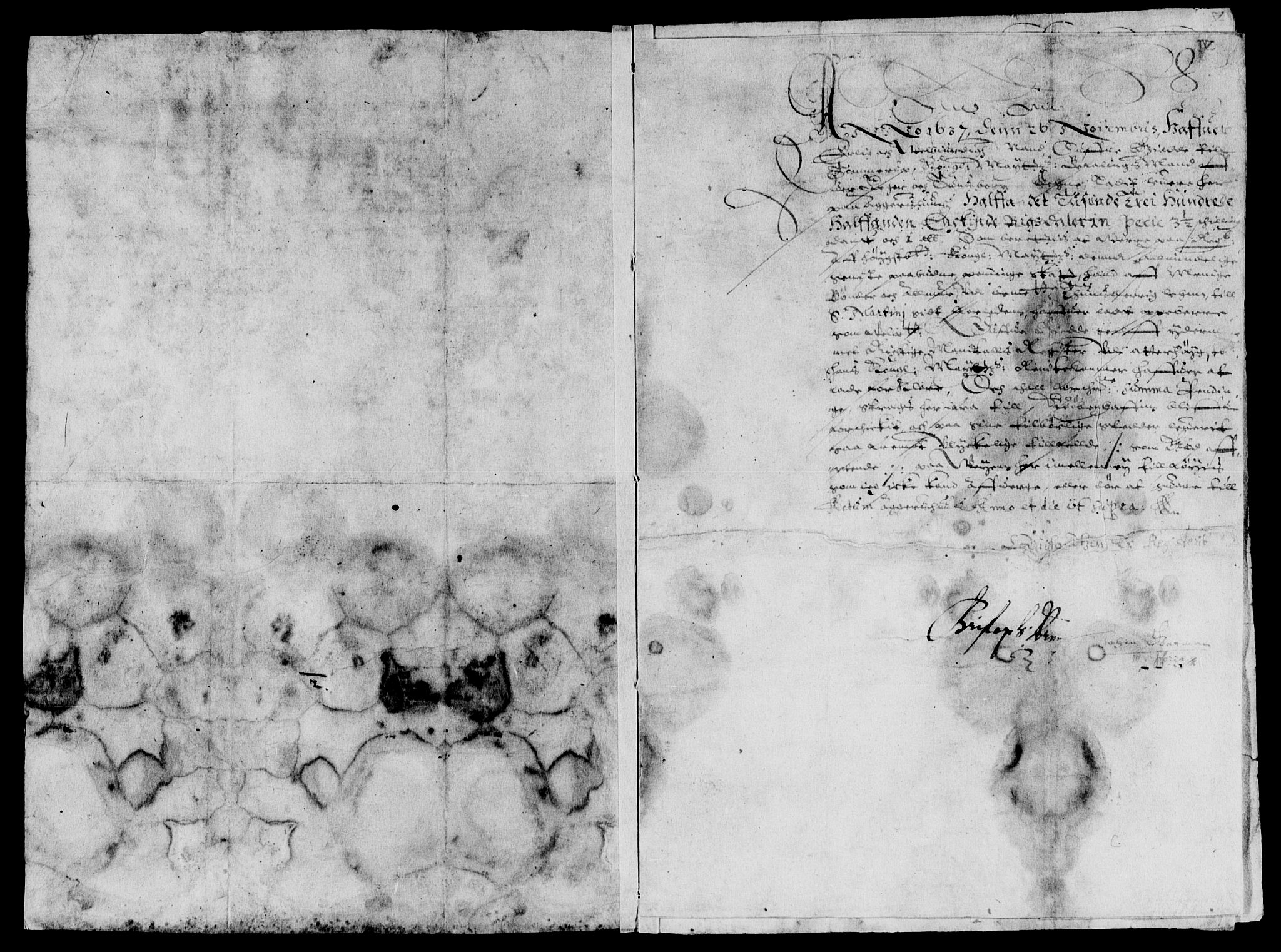 Rentekammeret inntil 1814, Reviderte regnskaper, Lensregnskaper, AV/RA-EA-5023/R/Rb/Rbo/L0017: Tønsberg len, 1636-1638