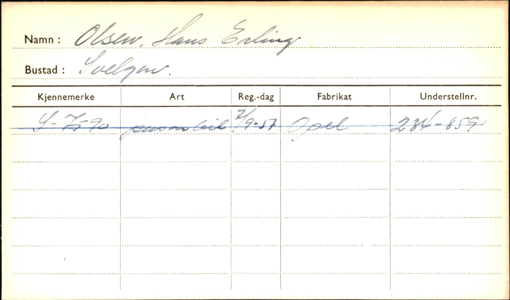 Statens vegvesen, Sogn og Fjordane vegkontor, SAB/A-5301/4/F/L0001D: Eigarregister Fjordane til 1.6.1961, 1930-1961, p. 1062