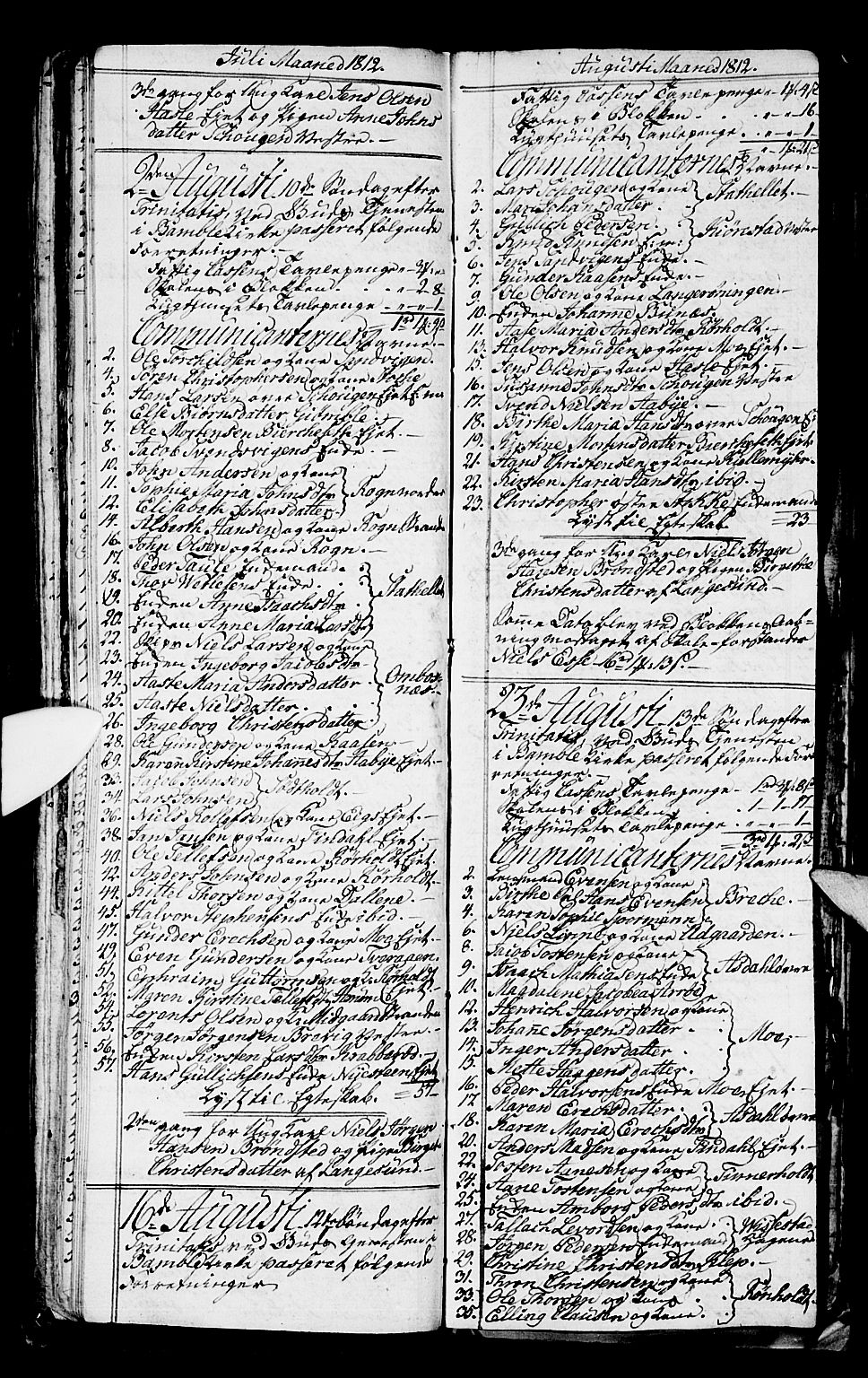 Bamble kirkebøker, AV/SAKO-A-253/G/Ga/L0004: Parish register (copy) no. I 4, 1808-1814