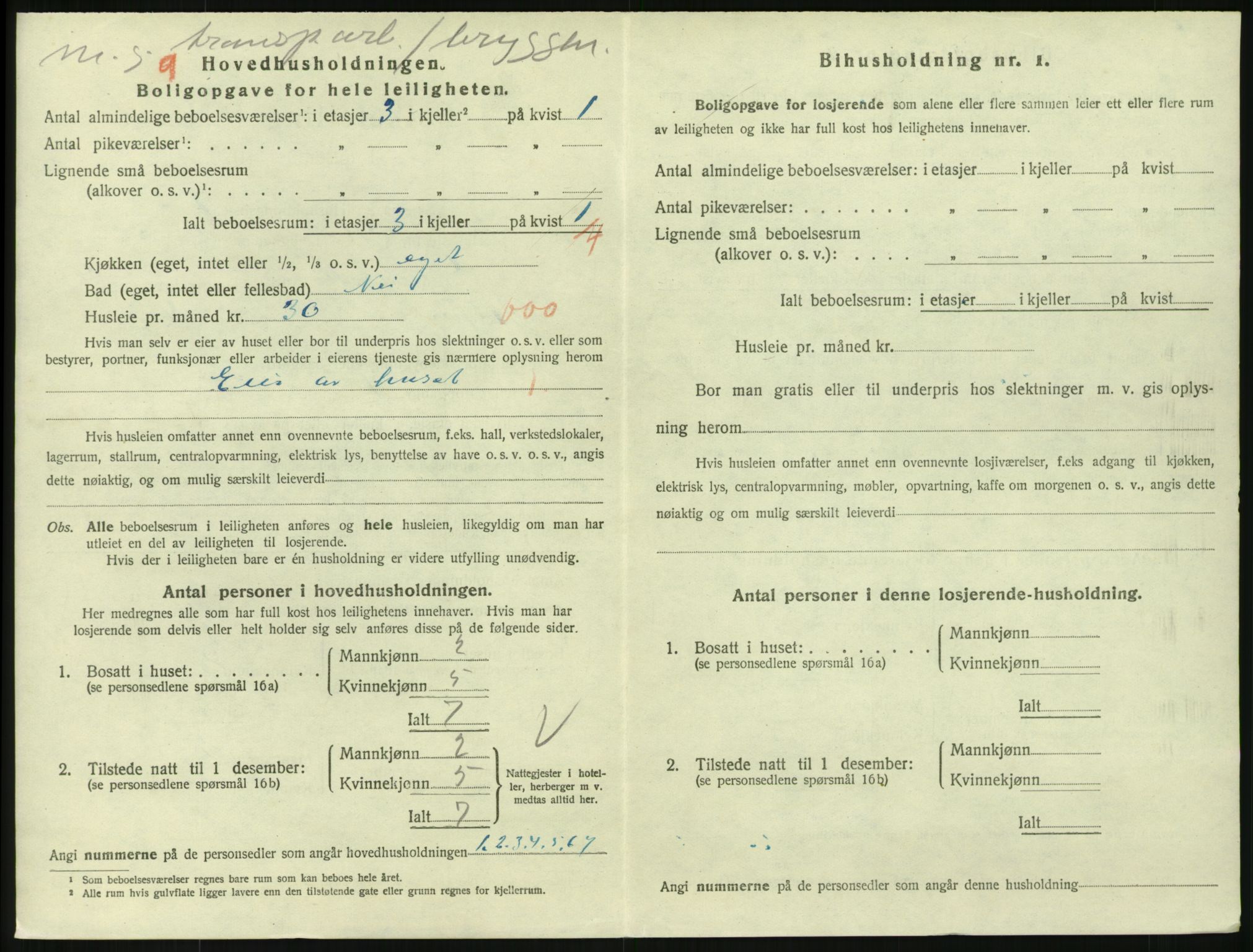 SAKO, 1920 census for Larvik, 1920, p. 7379