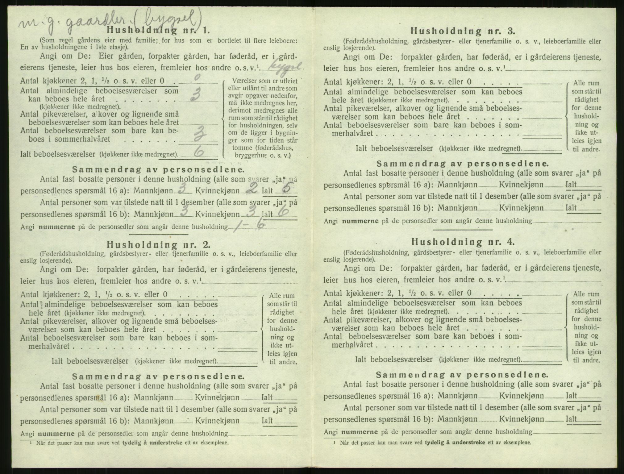 SAT, 1920 census for Ørskog, 1920, p. 541