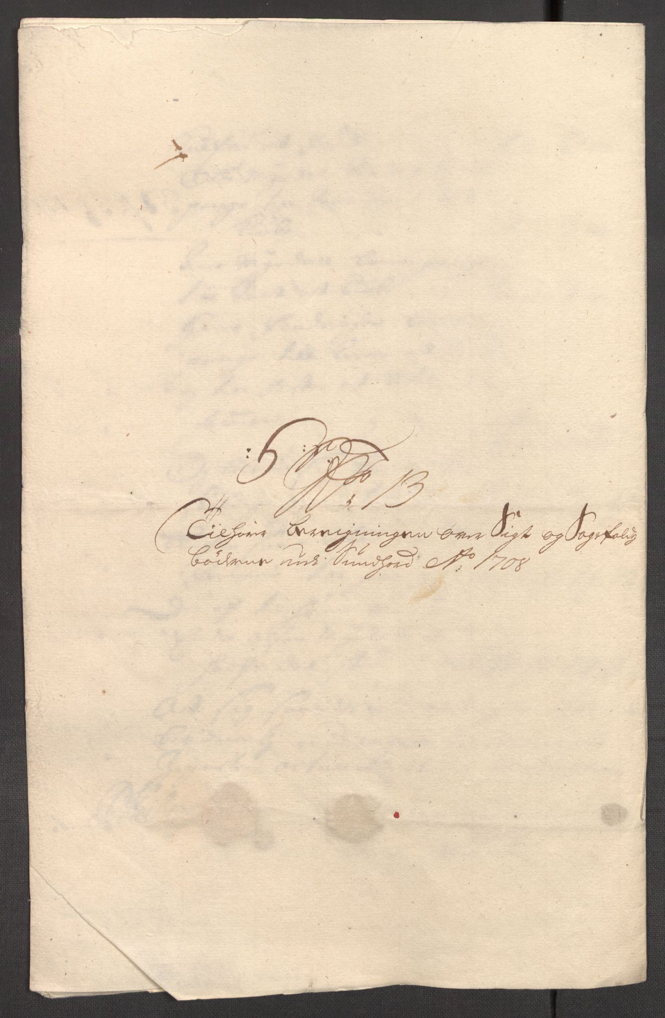 Rentekammeret inntil 1814, Reviderte regnskaper, Fogderegnskap, AV/RA-EA-4092/R48/L2985: Fogderegnskap Sunnhordland og Hardanger, 1708, p. 84