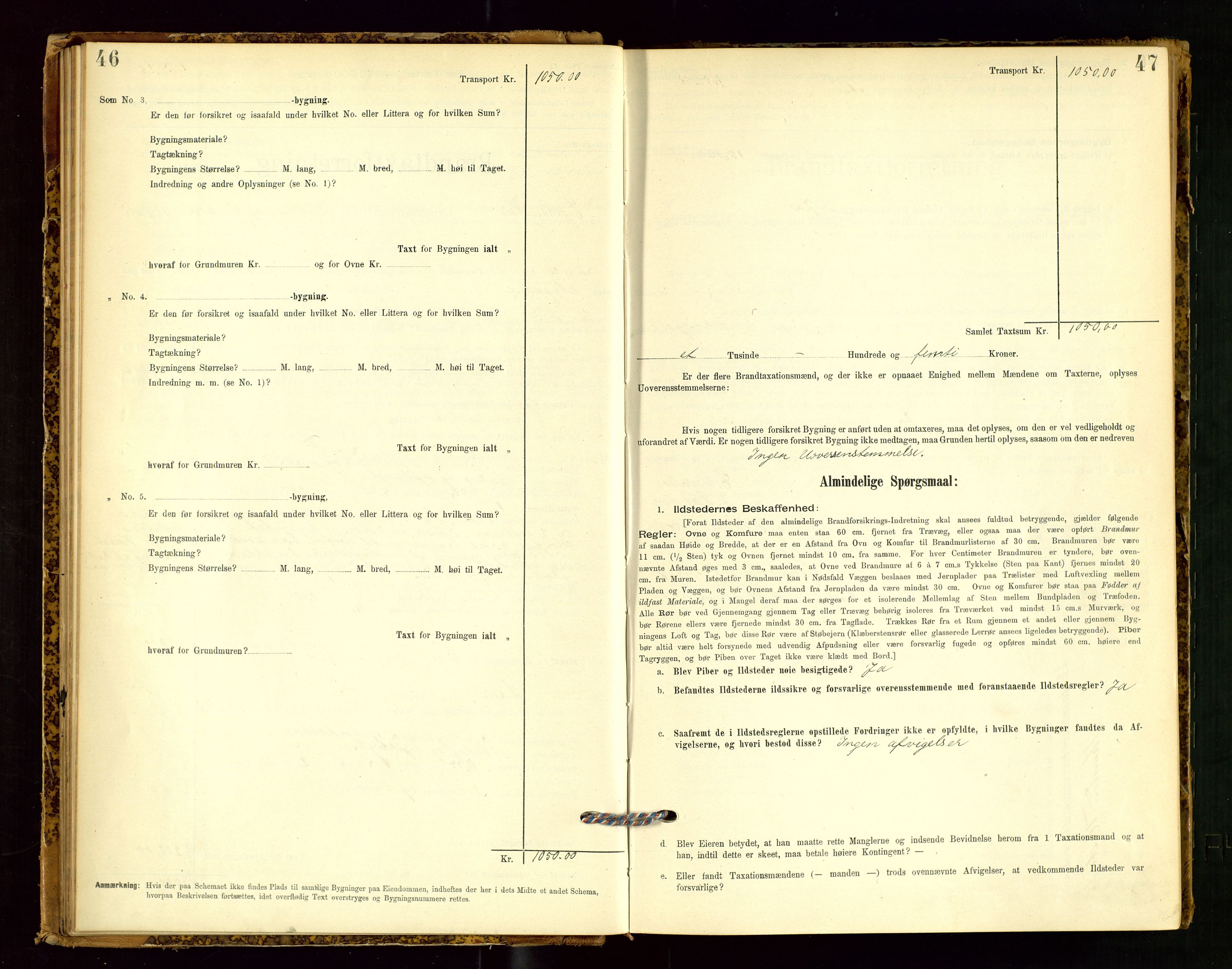 Eigersund lensmannskontor, AV/SAST-A-100171/Gob/L0001: Skjemaprotokoll, 1894-1909, p. 46-47