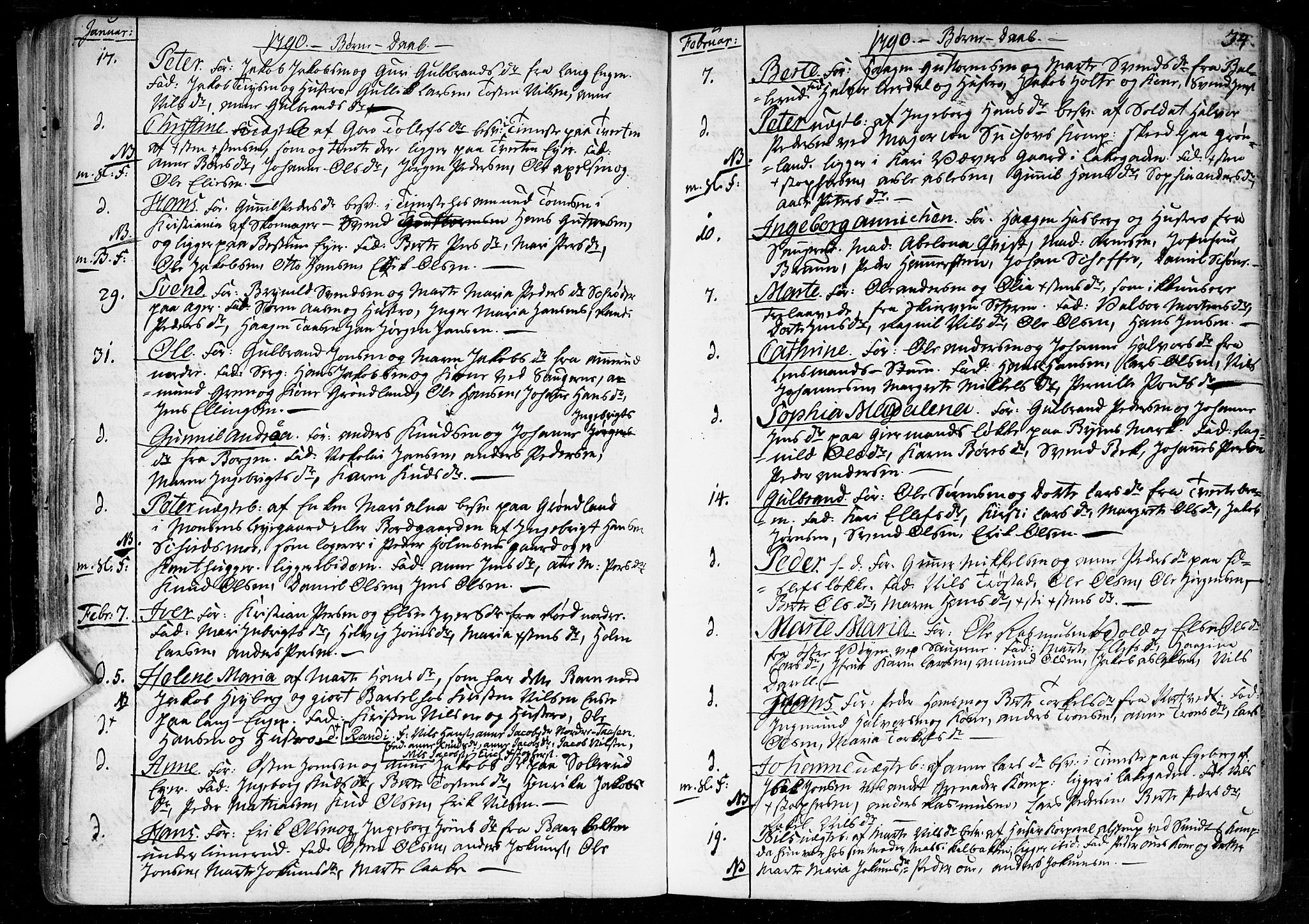 Aker prestekontor kirkebøker, SAO/A-10861/F/L0010: Parish register (official) no. 10, 1786-1809, p. 34