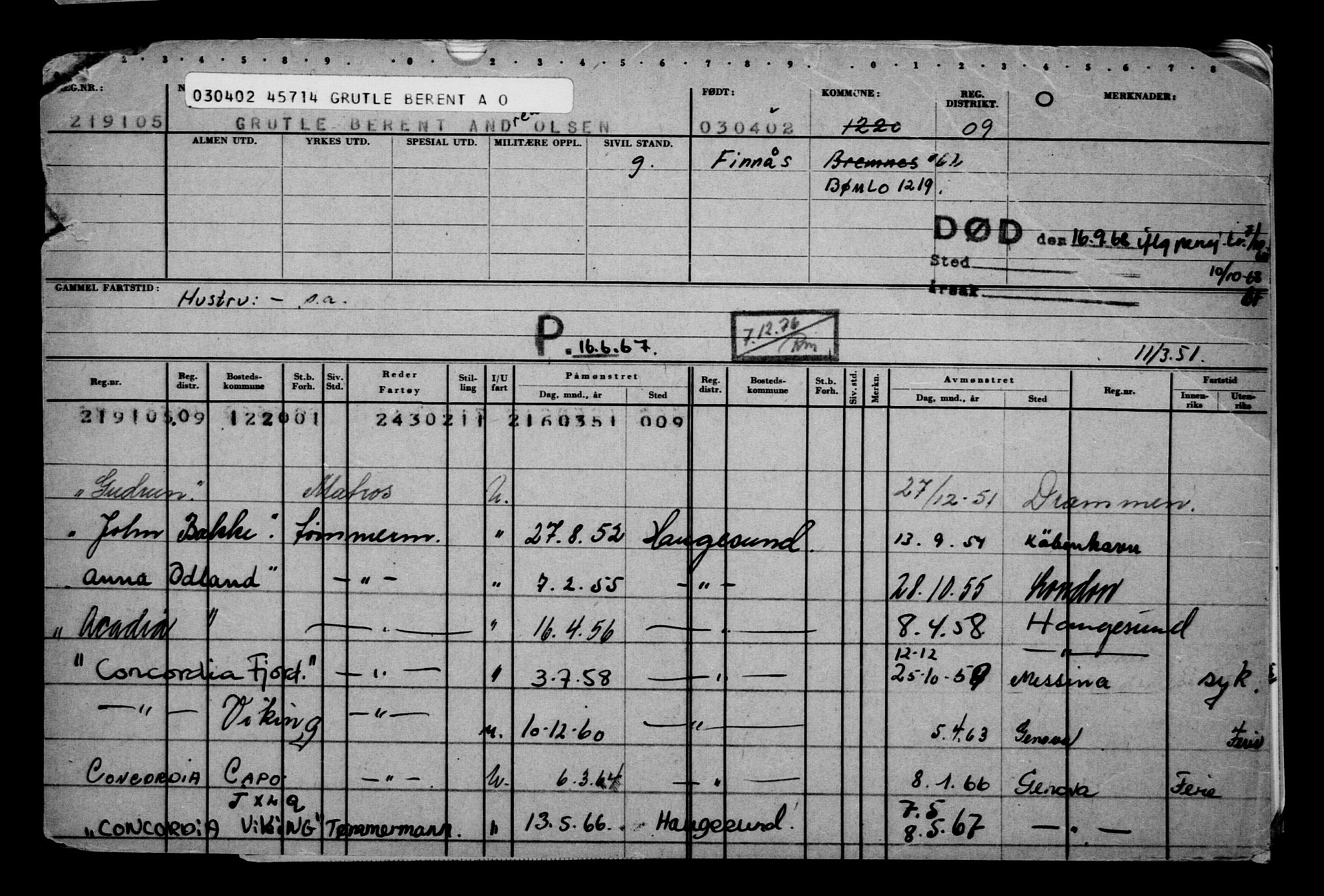 Direktoratet for sjømenn, AV/RA-S-3545/G/Gb/L0044: Hovedkort, 1902, p. 27