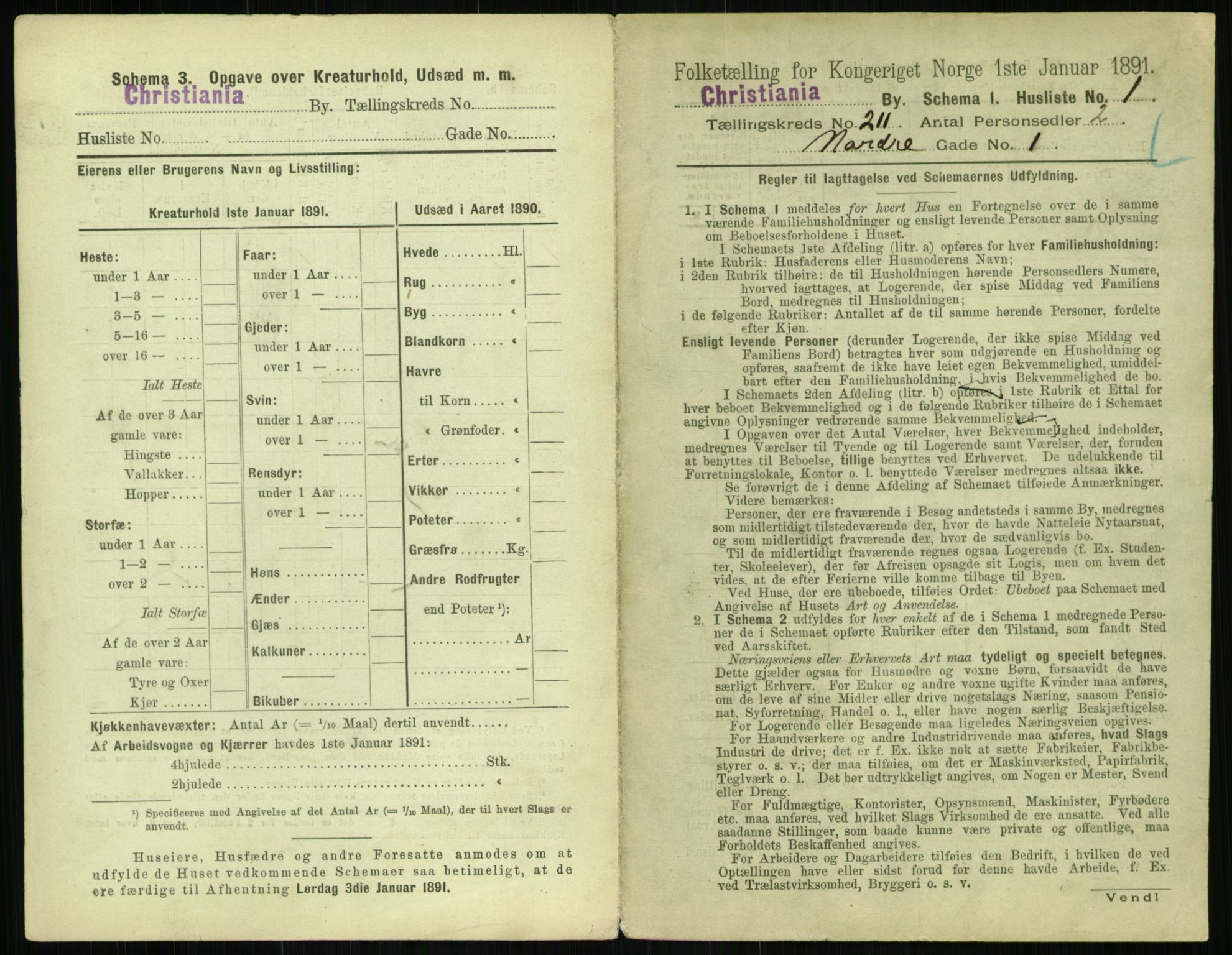 RA, 1891 census for 0301 Kristiania, 1891, p. 125858