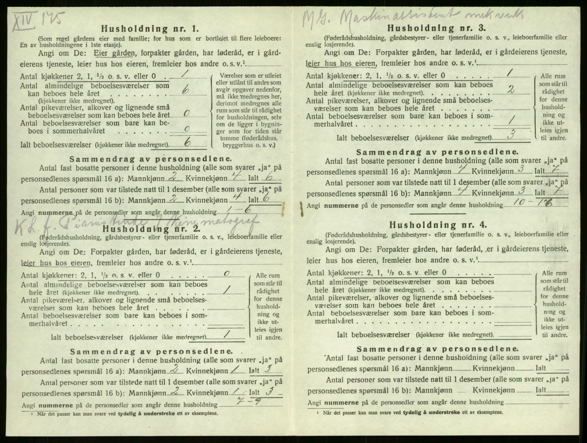 SAKO, 1920 census for Sandeherred, 1920, p. 3213