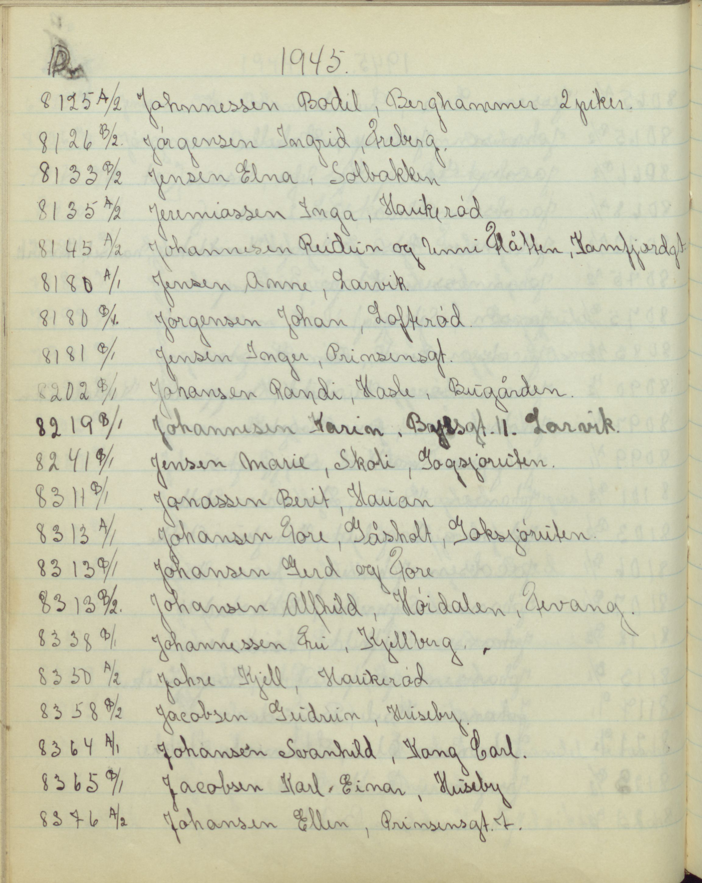 Pa 1494 - Jørgensen, Antonius. Fotograf, VEMU/A-2760/F/Fb, 1927-1984, p. 4560