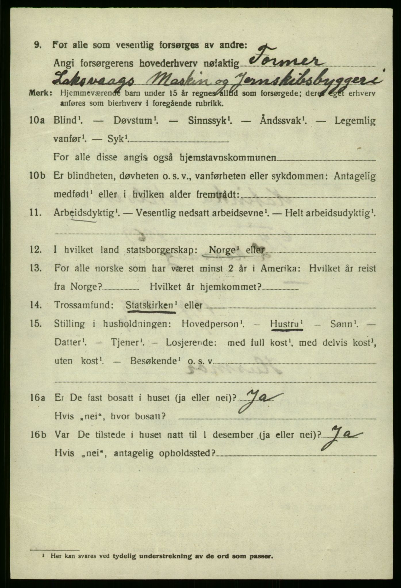 SAB, 1920 census for Laksevåg, 1920, p. 2579