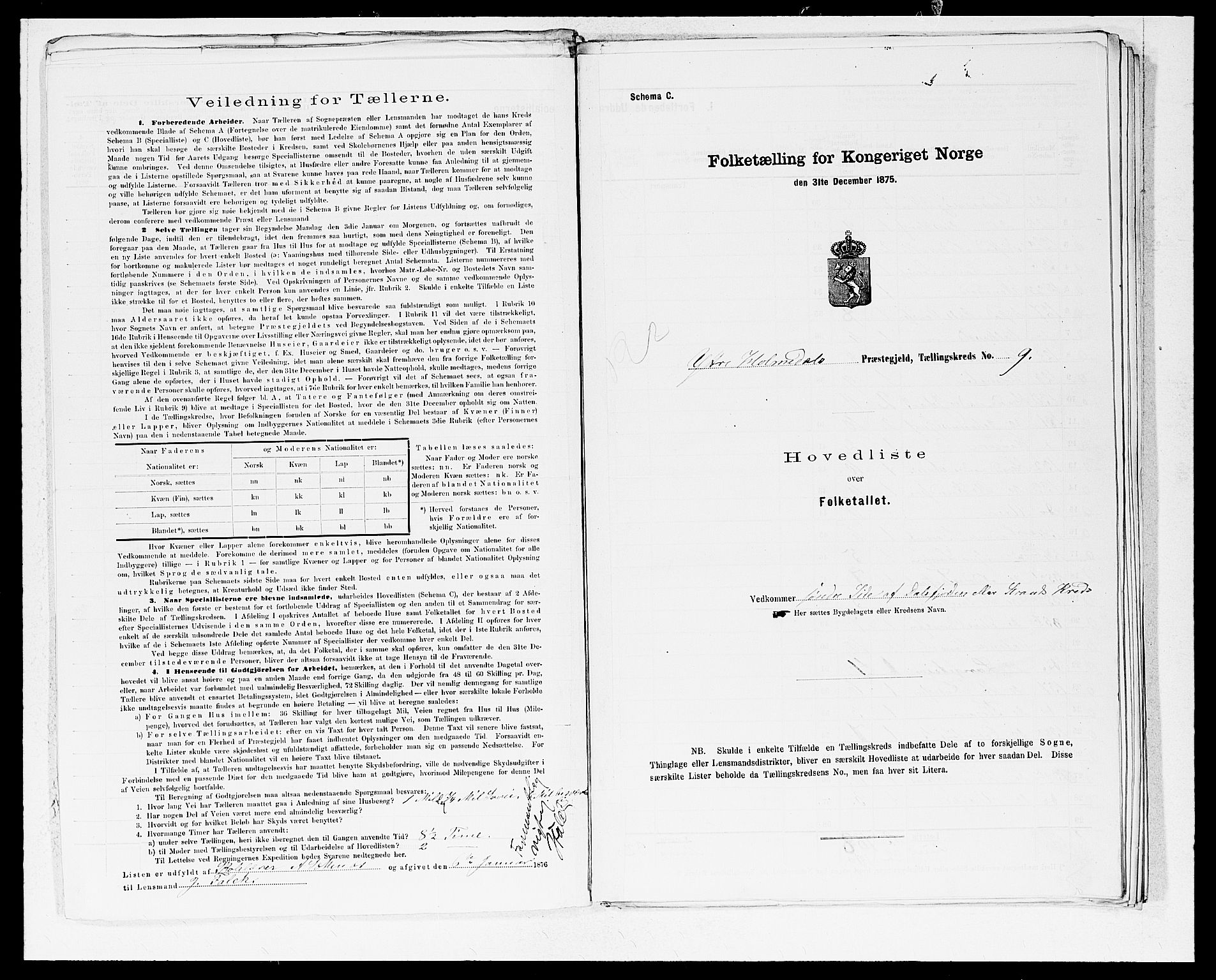 SAB, 1875 census for 1429P Ytre Holmedal, 1875, p. 22