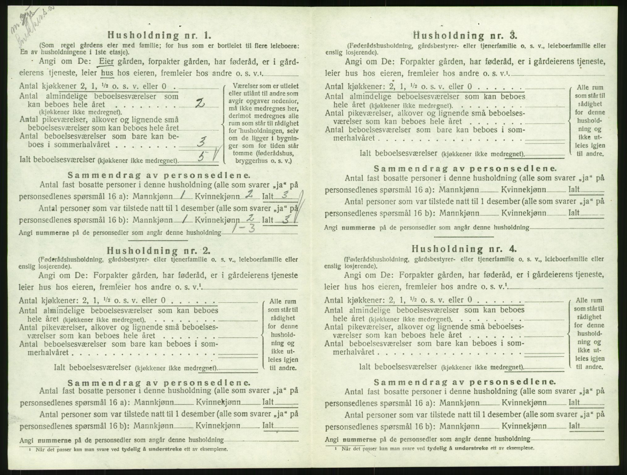 SAT, 1920 census for Åsskard, 1920, p. 32