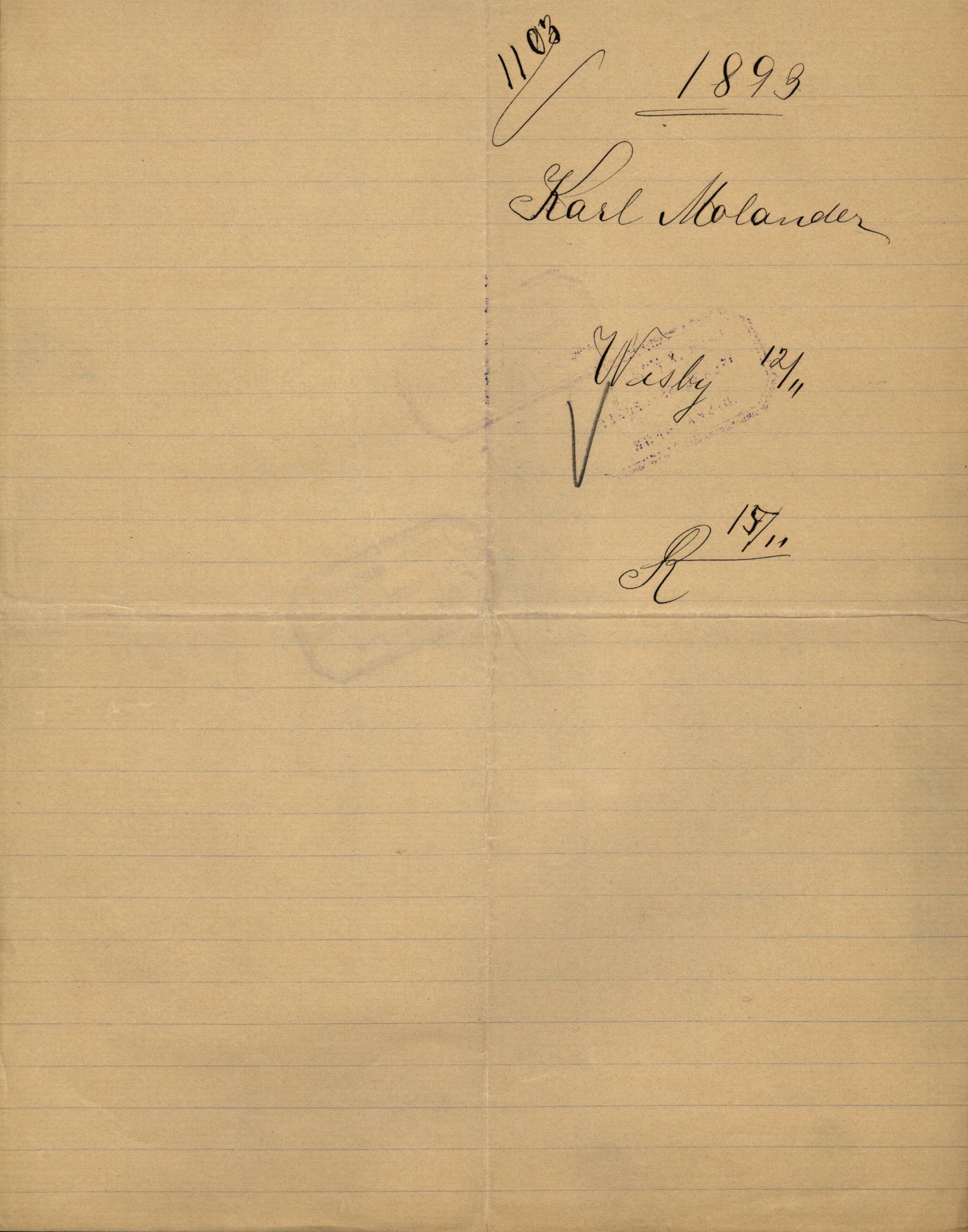 Pa 63 - Østlandske skibsassuranceforening, VEMU/A-1079/G/Ga/L0029/0009: Havaridokumenter / Anette, Agathe, Agra, Buffalo, 1893, p. 35