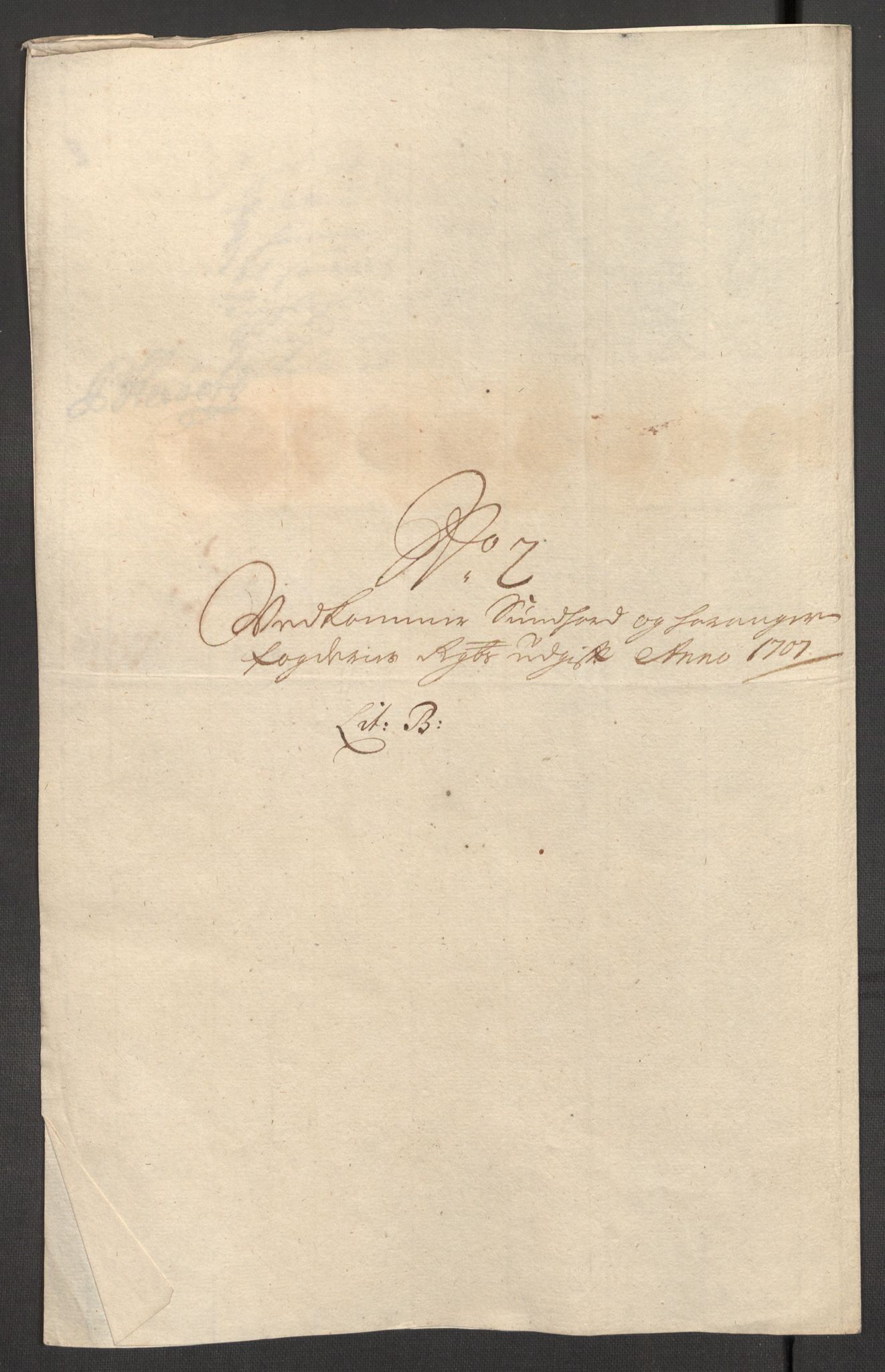 Rentekammeret inntil 1814, Reviderte regnskaper, Fogderegnskap, AV/RA-EA-4092/R48/L2984: Fogderegnskap Sunnhordland og Hardanger, 1706-1707, p. 445