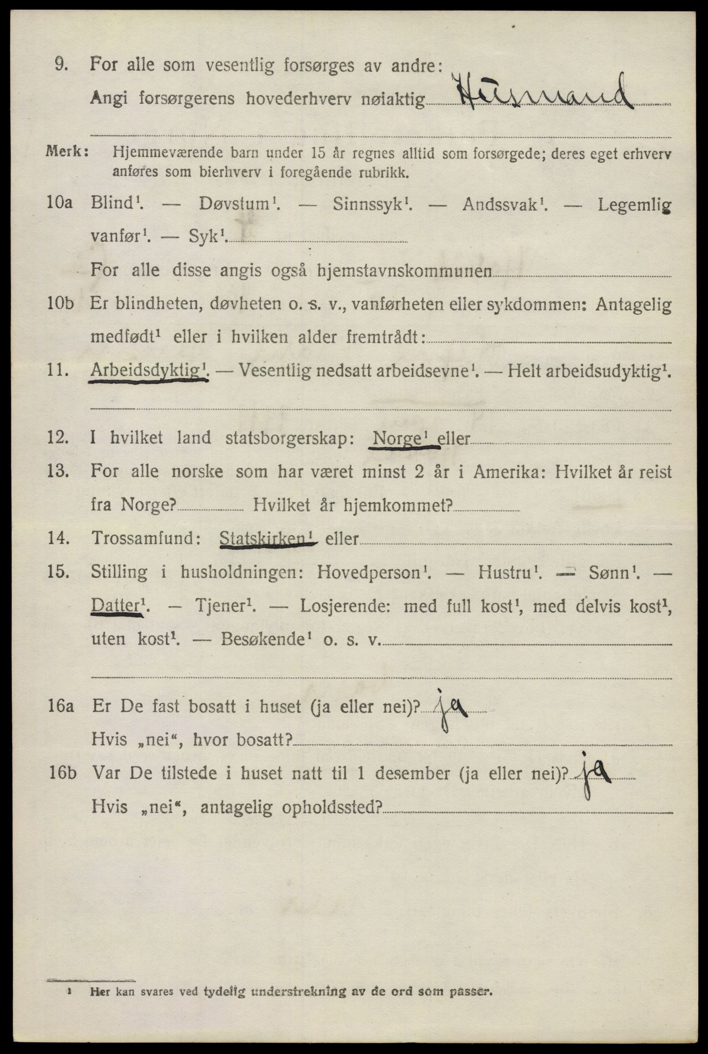 SAO, 1920 census for Hobøl, 1920, p. 2789