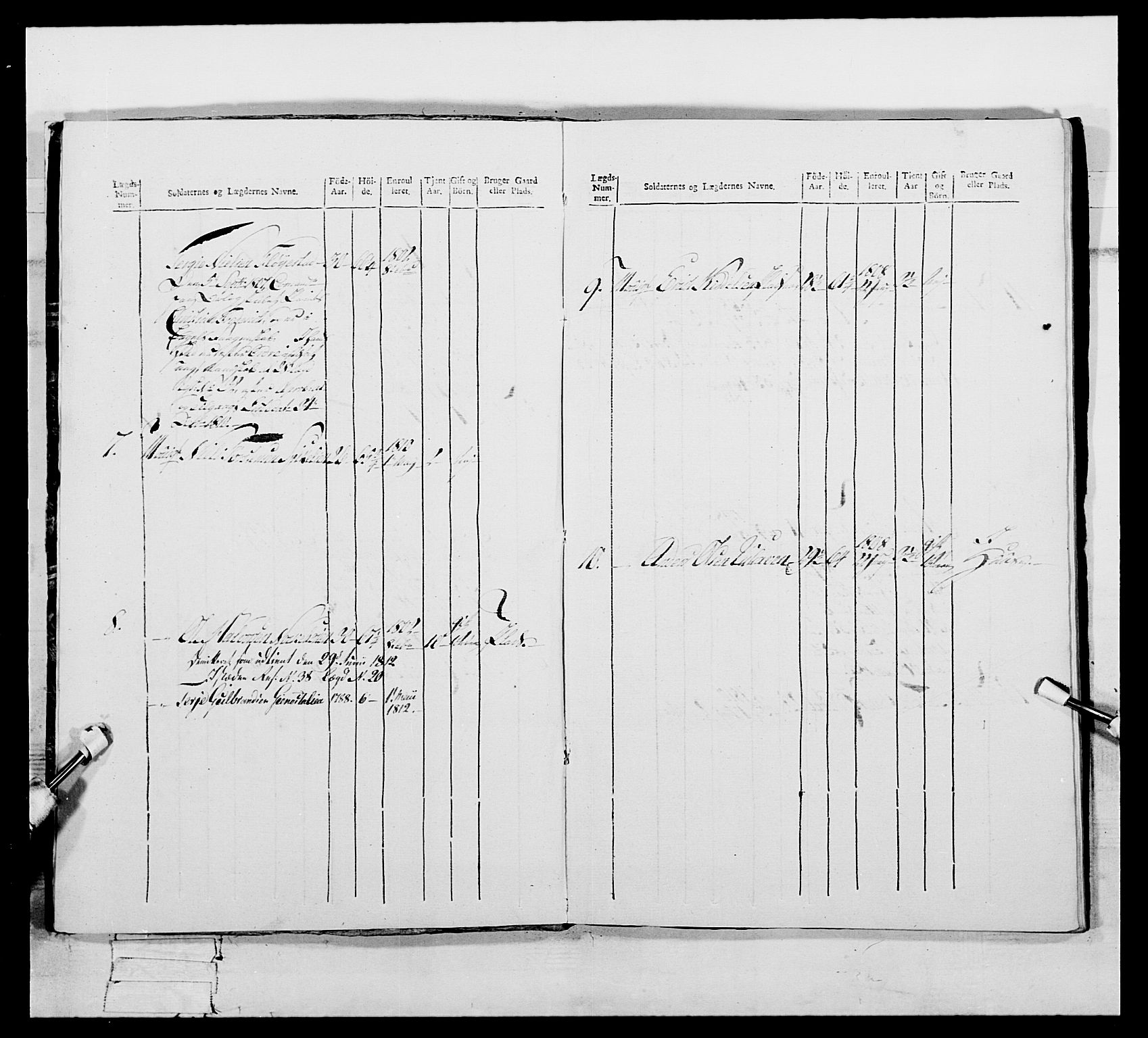 Generalitets- og kommissariatskollegiet, Det kongelige norske kommissariatskollegium, AV/RA-EA-5420/E/Eh/L0112: Vesterlenske nasjonale infanteriregiment, 1812, p. 10