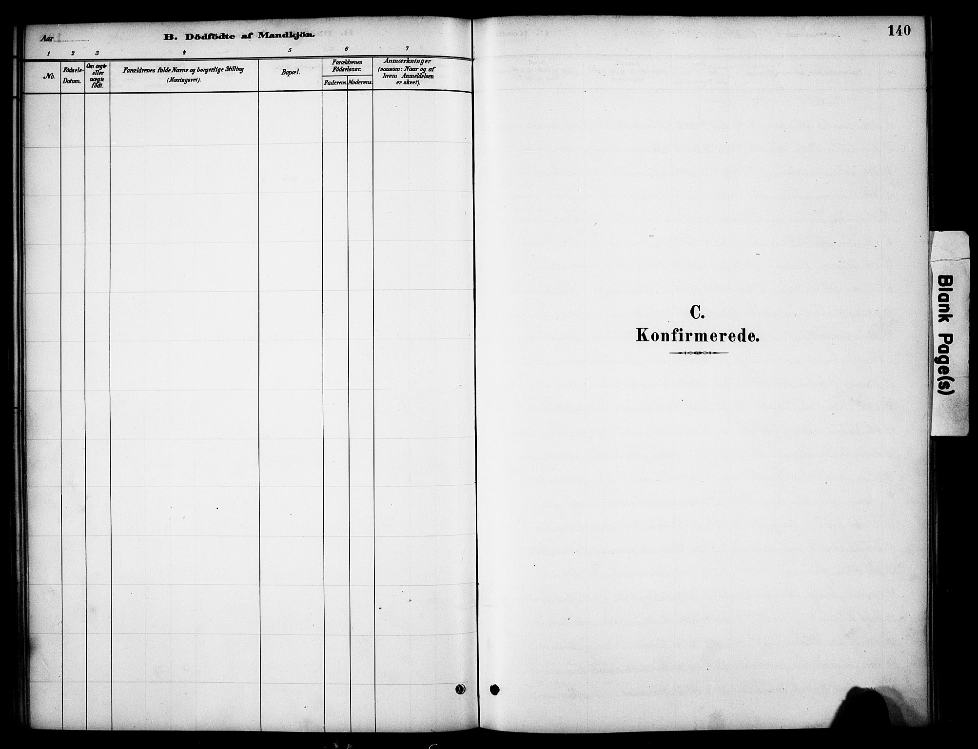 Tynset prestekontor, SAH/PREST-058/H/Ha/Hab/L0006: Parish register (copy) no. 6, 1880-1899, p. 140