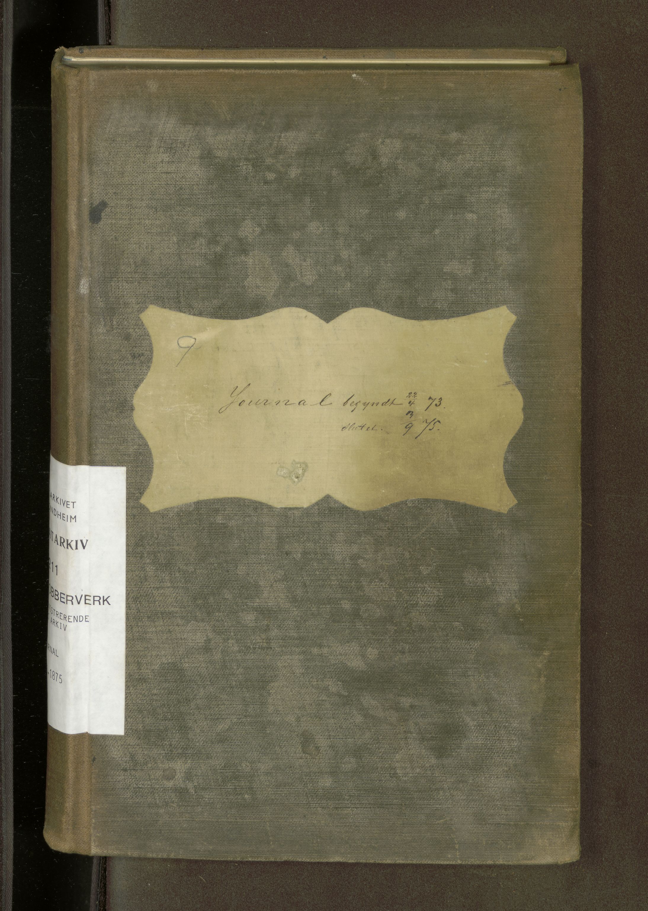 Røros kobberverk, SAT/PA-0211/1/38/L0061: 2.9 Direktørens journal, 1873-1875