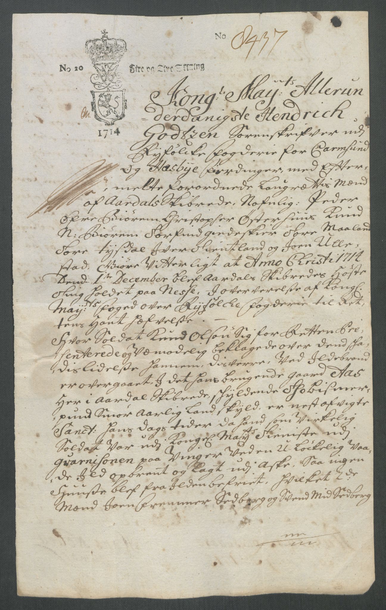 Rentekammeret inntil 1814, Reviderte regnskaper, Fogderegnskap, AV/RA-EA-4092/R47/L2868: Fogderegnskap Ryfylke, 1715, p. 372