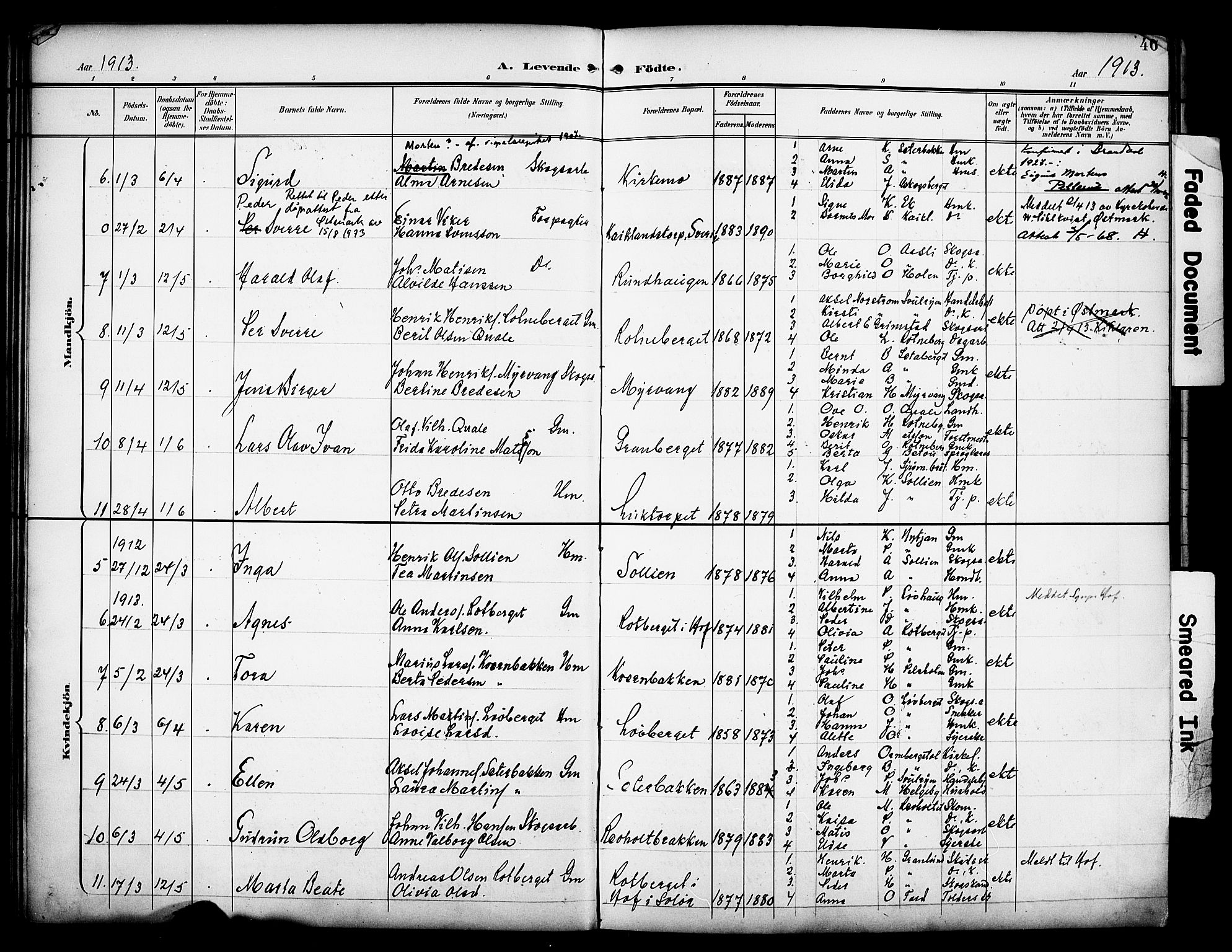 Grue prestekontor, SAH/PREST-036/H/Ha/Haa/L0014: Parish register (official) no. 14, 1898-1915, p. 46