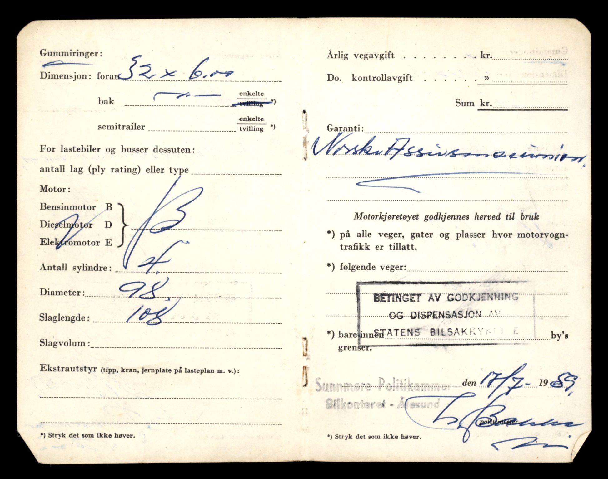 Møre og Romsdal vegkontor - Ålesund trafikkstasjon, AV/SAT-A-4099/F/Fe/L0035: Registreringskort for kjøretøy T 12653 - T 12829, 1927-1998, p. 2477