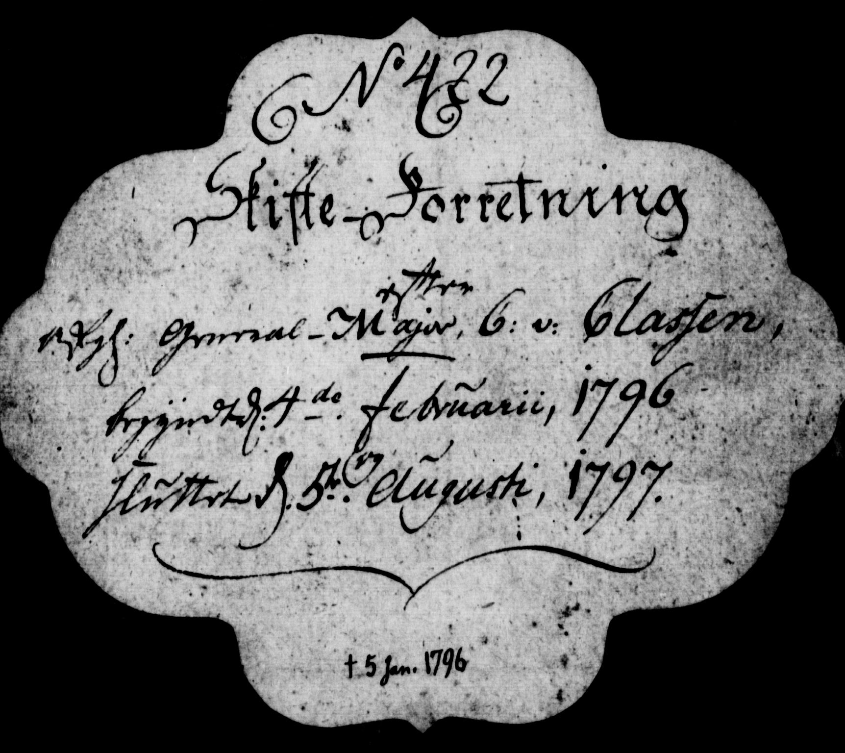 Forsvaret, Generalauditøren, RA/RAFA-1772/F/Fj/Fja/L0006: --, 1733-1823, p. 8