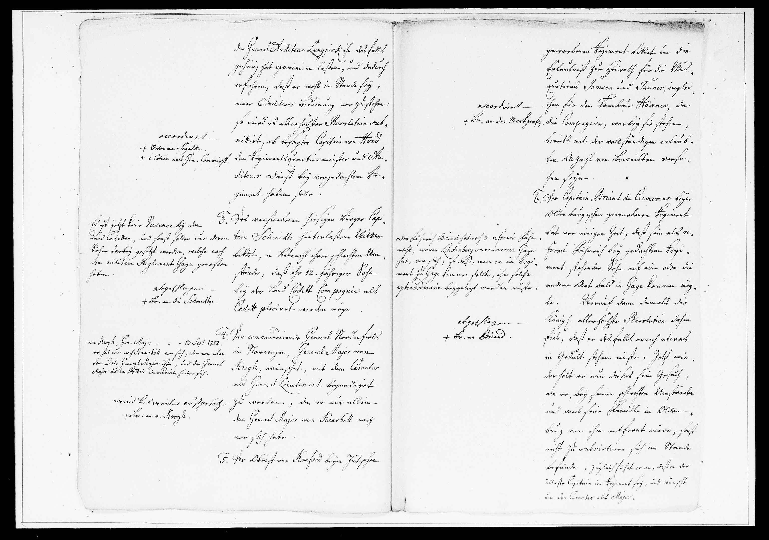 Krigskollegiet, Krigskancelliet, DRA/A-0006/-/1297-1314: Refererede sager, 1758, p. 700