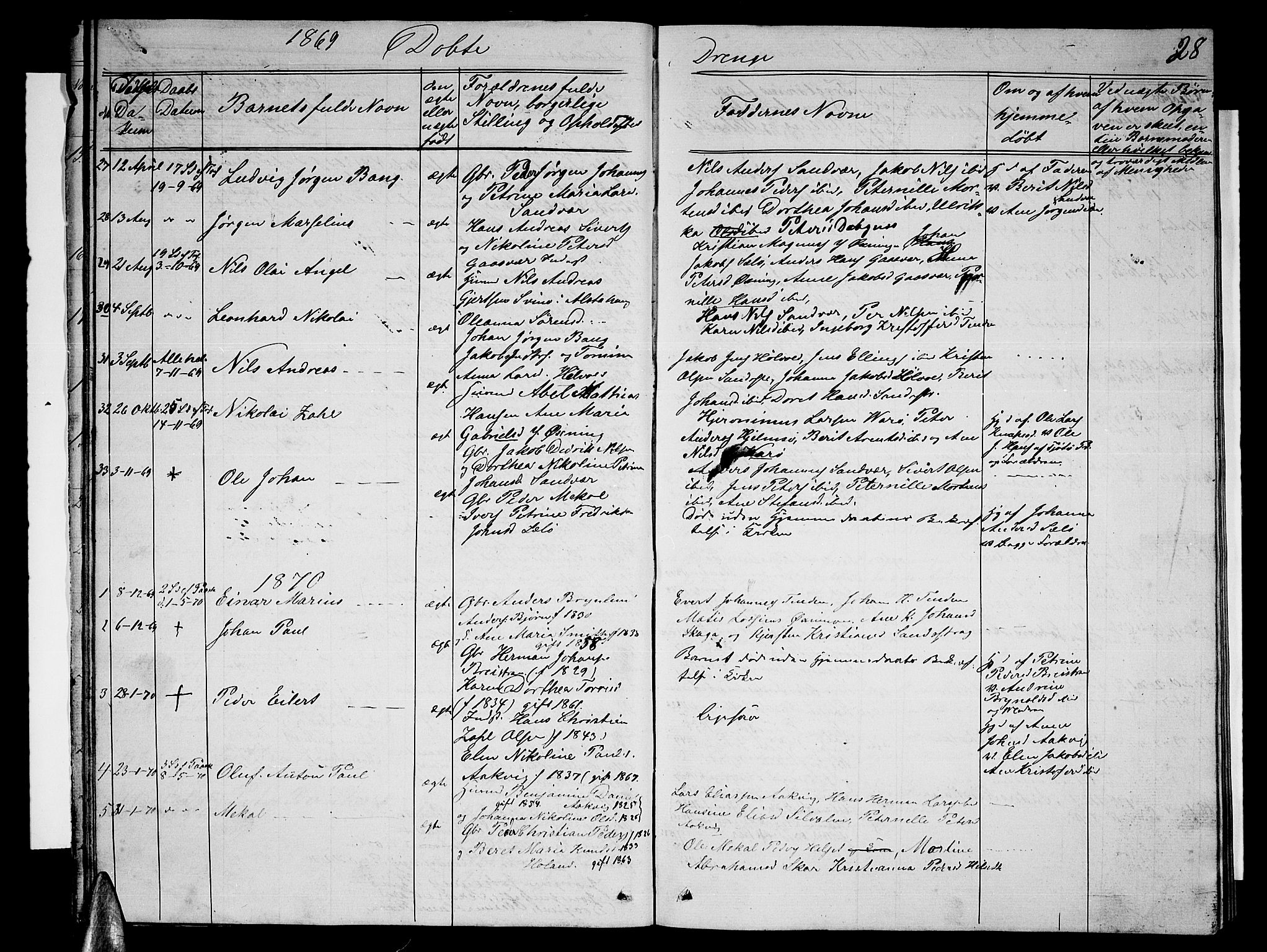Ministerialprotokoller, klokkerbøker og fødselsregistre - Nordland, SAT/A-1459/834/L0512: Parish register (copy) no. 834C03, 1862-1877, p. 28