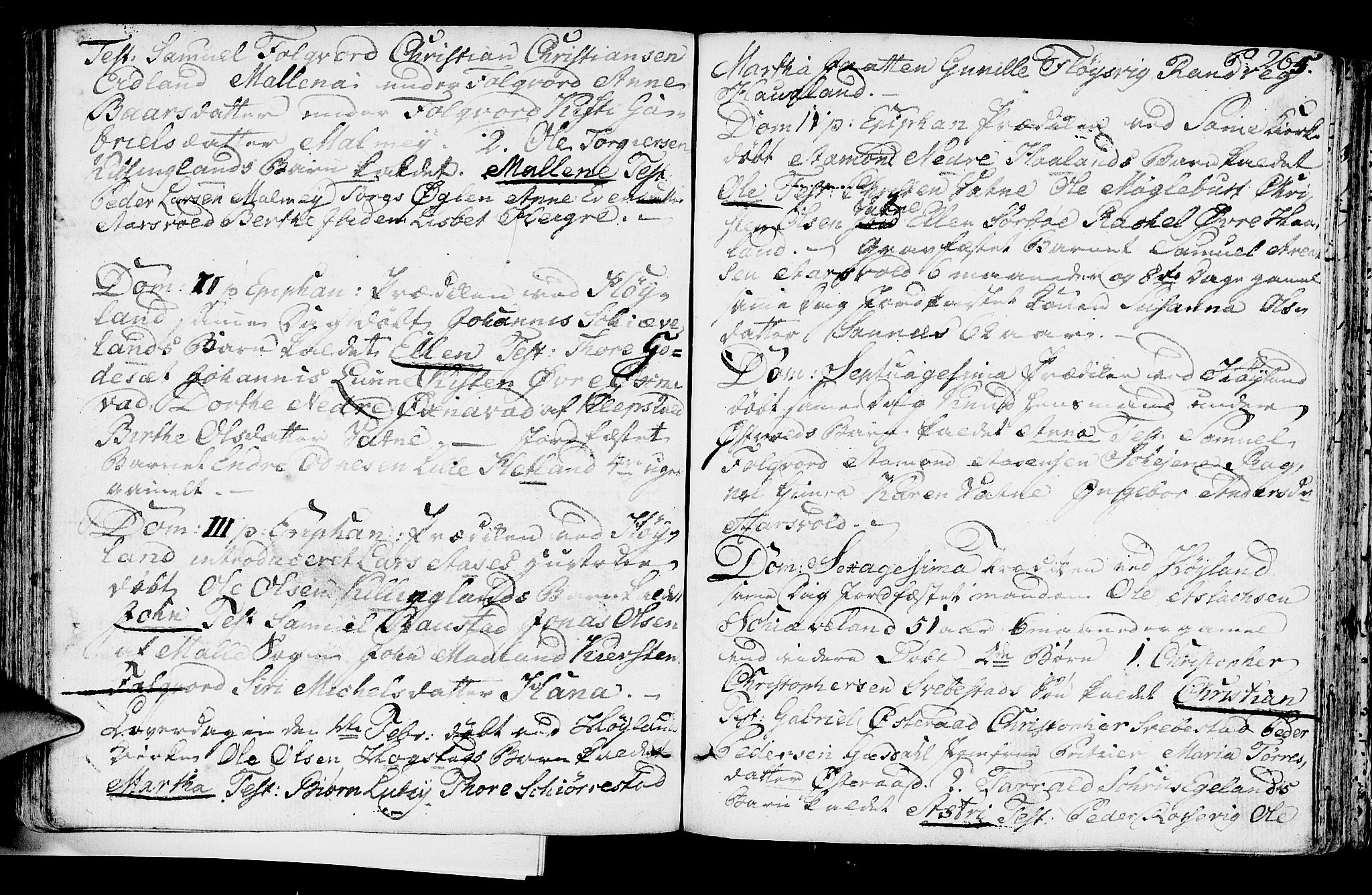 Høyland sokneprestkontor, SAST/A-101799/001/30BA/L0004: Parish register (official) no. A 4, 1784-1803, p. 265