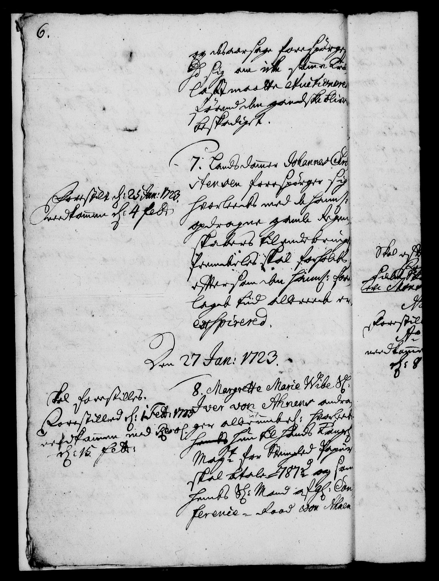 Rentekammeret, Kammerkanselliet, RA/EA-3111/G/Gh/Gha/L0006: Norsk ekstraktmemorialprotokoll (merket RK 53.51), 1723-1724, p. 6