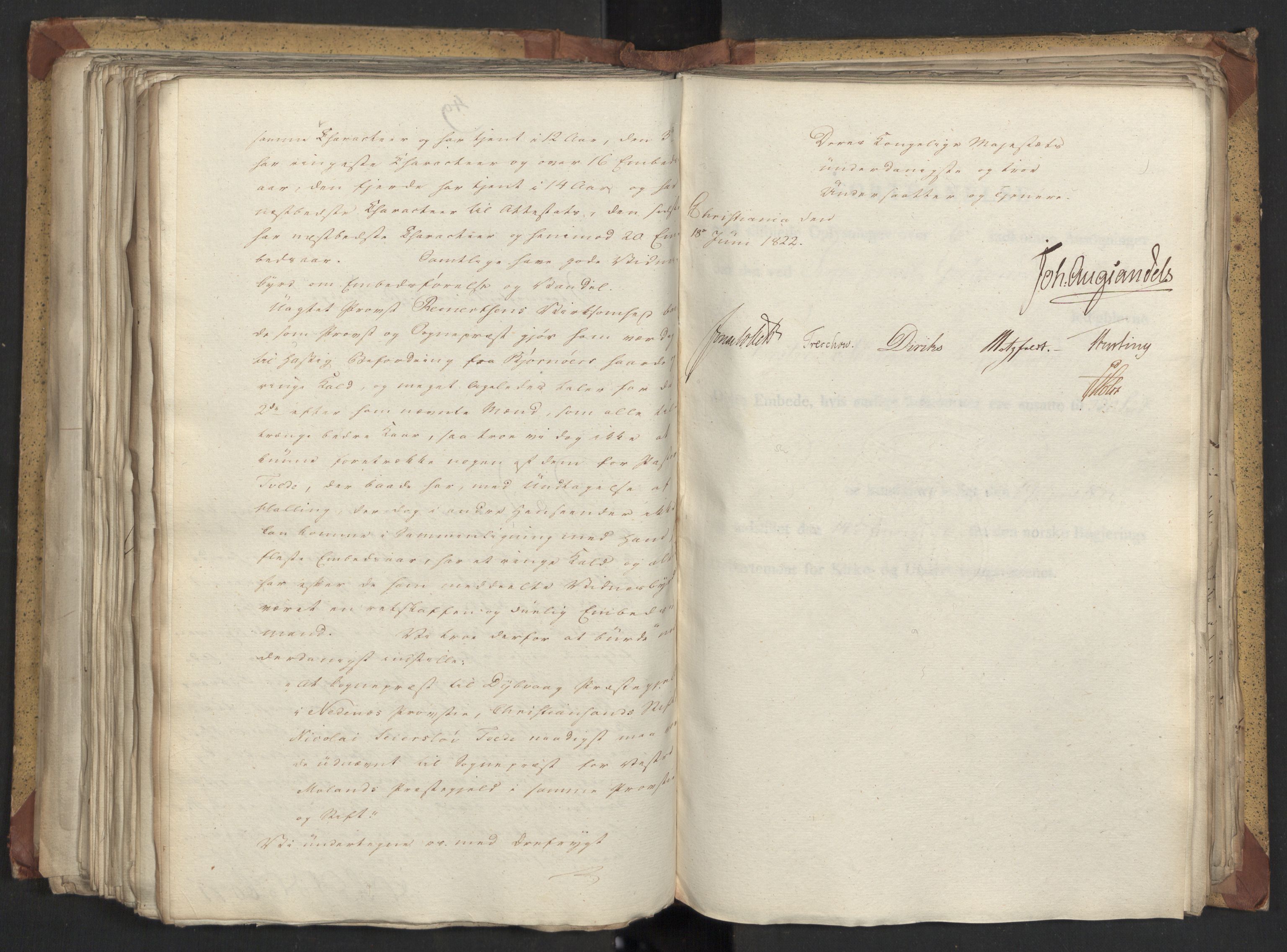 Statsrådsavdelingen i Stockholm, AV/RA-S-1003/D/Da/L0031: Regjeringsinnstillinger nr. 5932-6139, 1822, p. 325