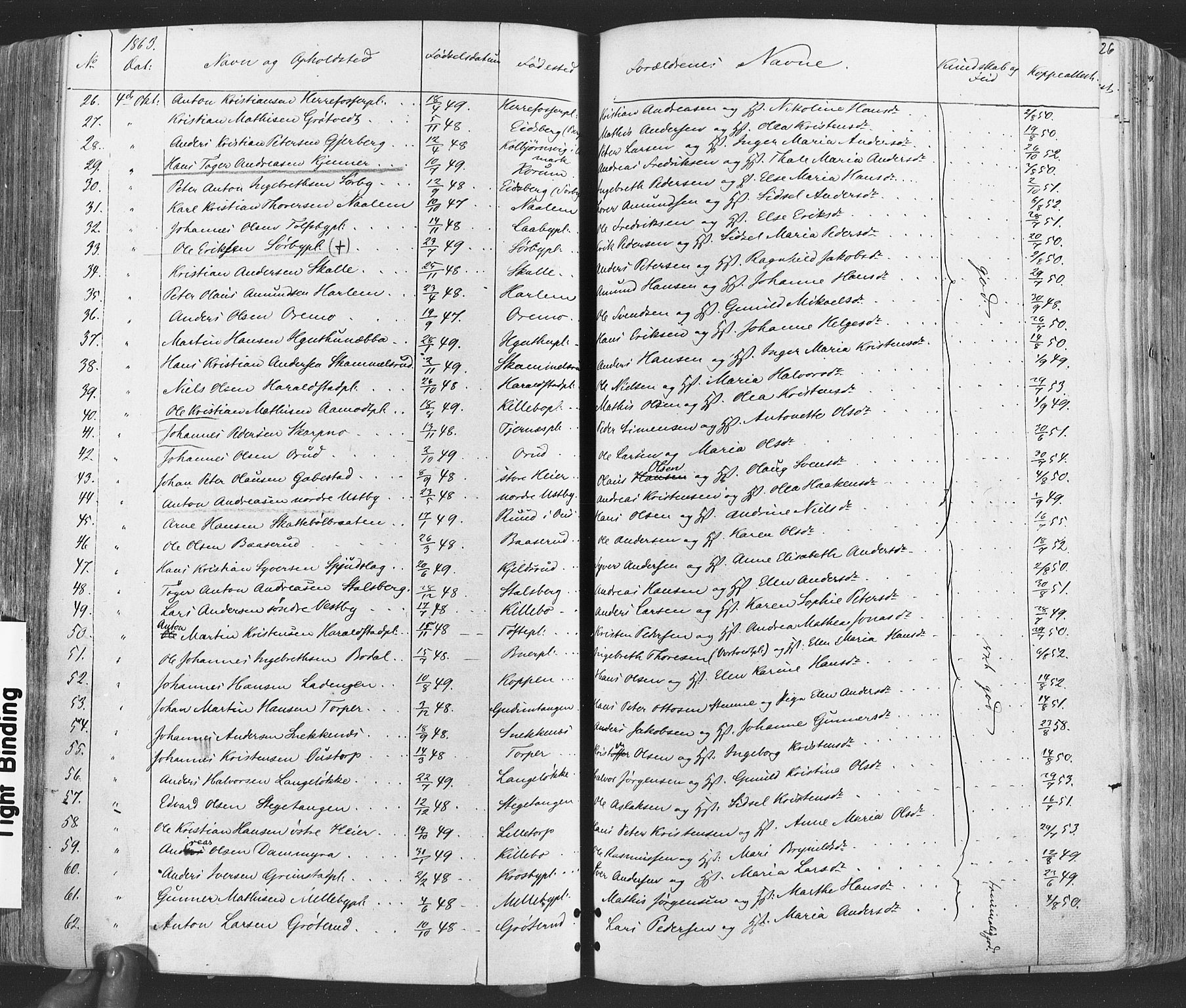 Rakkestad prestekontor Kirkebøker, AV/SAO-A-2008/F/Fa/L0011: Parish register (official) no. I 11, 1862-1877