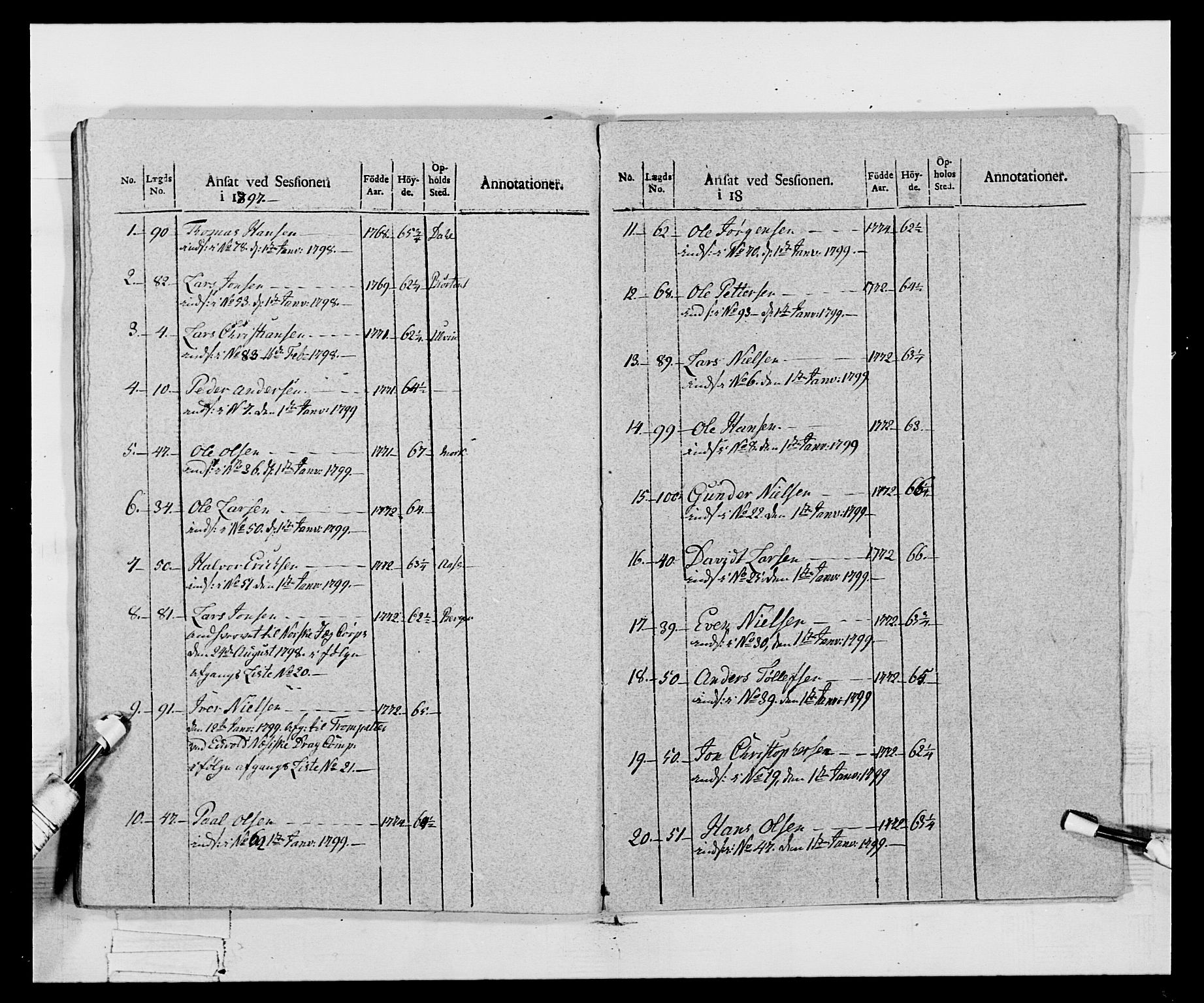 Generalitets- og kommissariatskollegiet, Det kongelige norske kommissariatskollegium, AV/RA-EA-5420/E/Eh/L0068: Opplandske nasjonale infanteriregiment, 1802-1805, p. 290