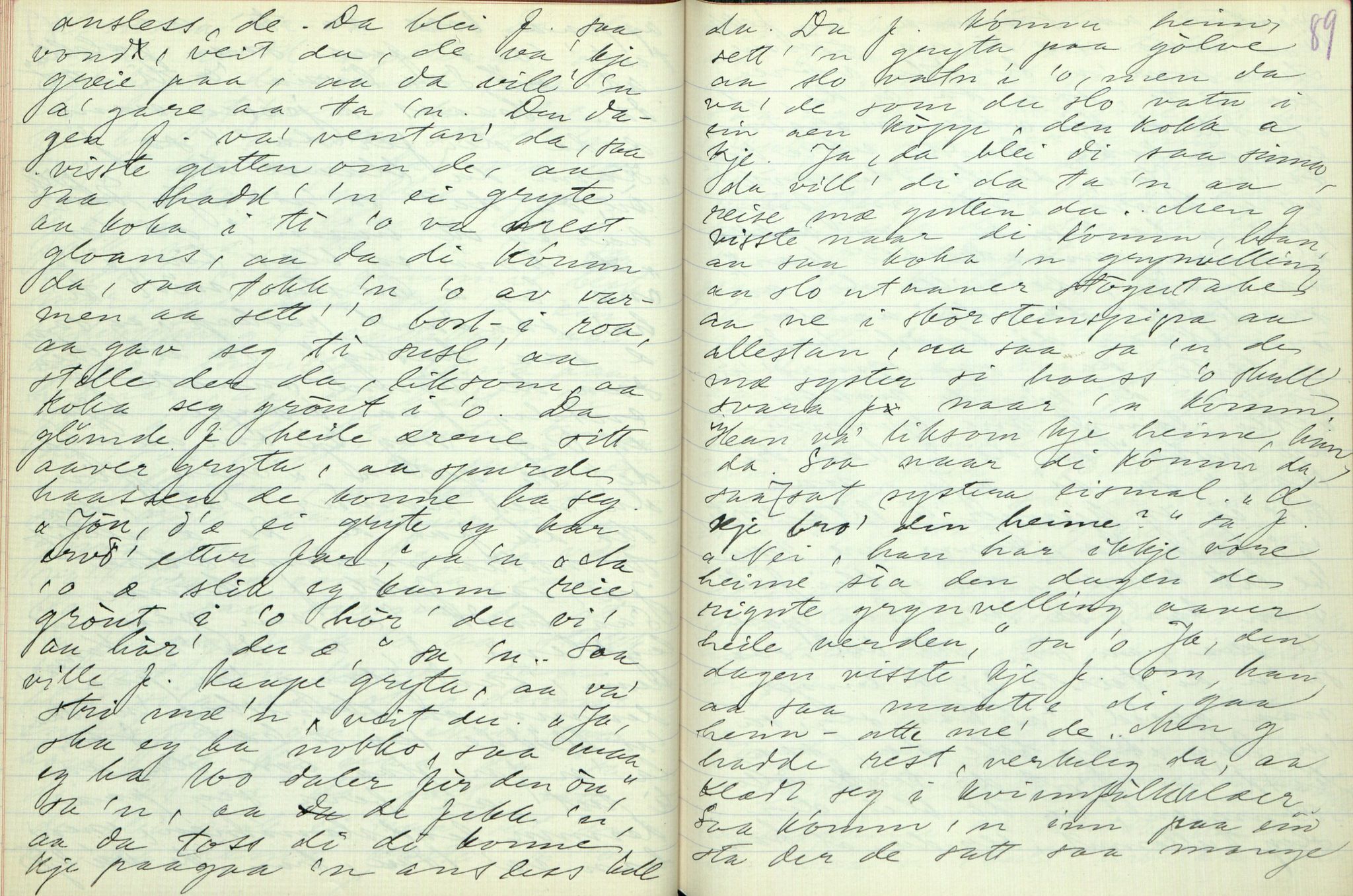 Rikard Berge, TEMU/TGM-A-1003/F/L0003/0012: 061-100 Innholdslister / 71 Kilen: sagn m.m., 1910, p. 88-89