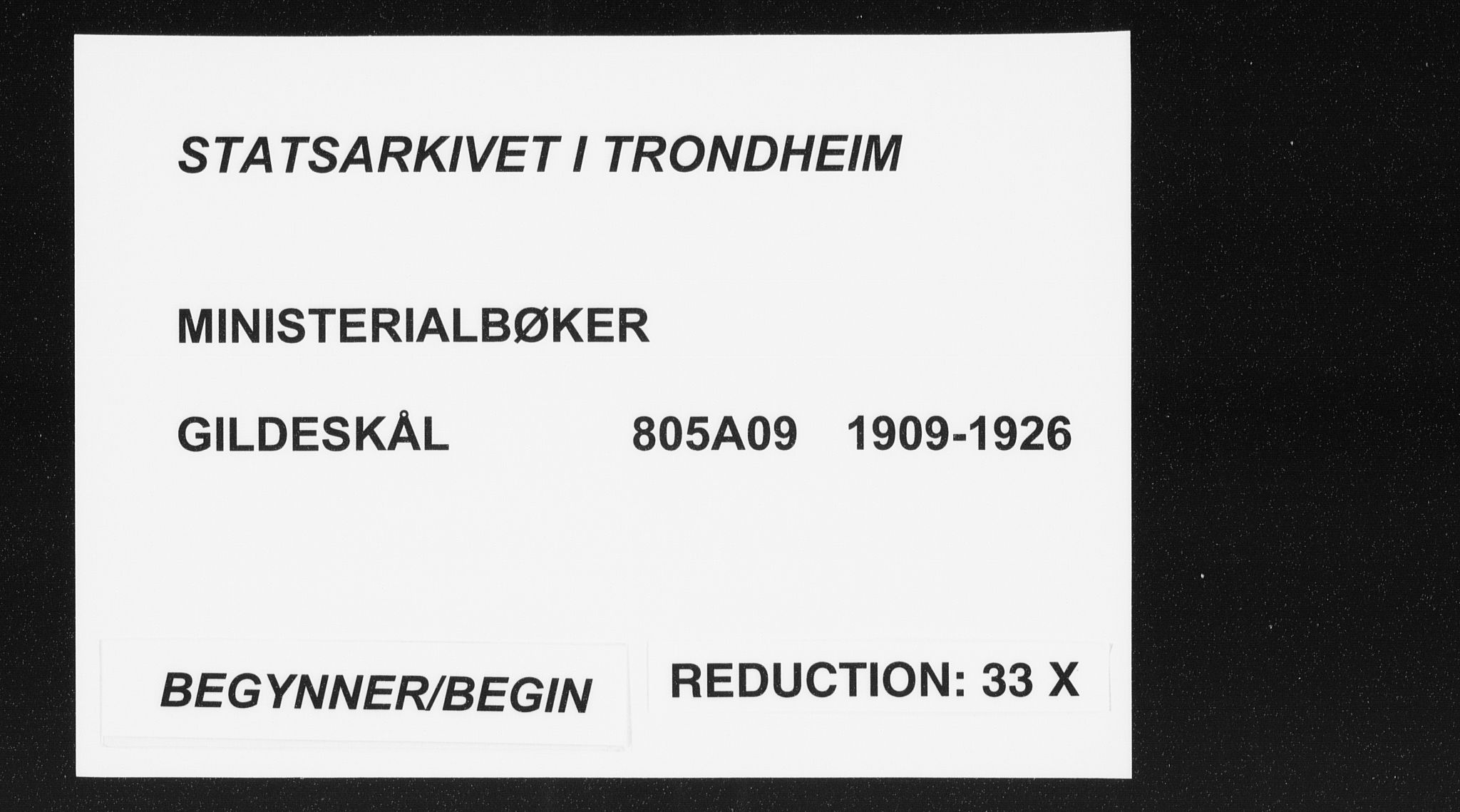 Ministerialprotokoller, klokkerbøker og fødselsregistre - Nordland, SAT/A-1459/805/L0104: Parish register (official) no. 805A09, 1909-1926