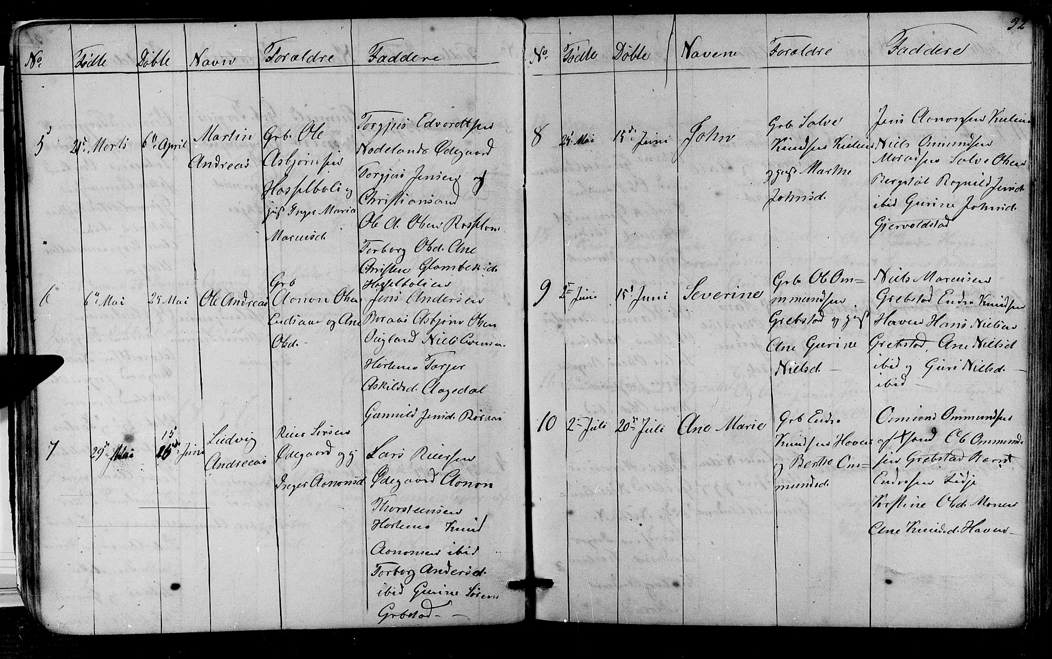 Søgne sokneprestkontor, SAK/1111-0037/F/Fb/Fba/L0002: Parish register (copy) no. B 2, 1848-1873, p. 32