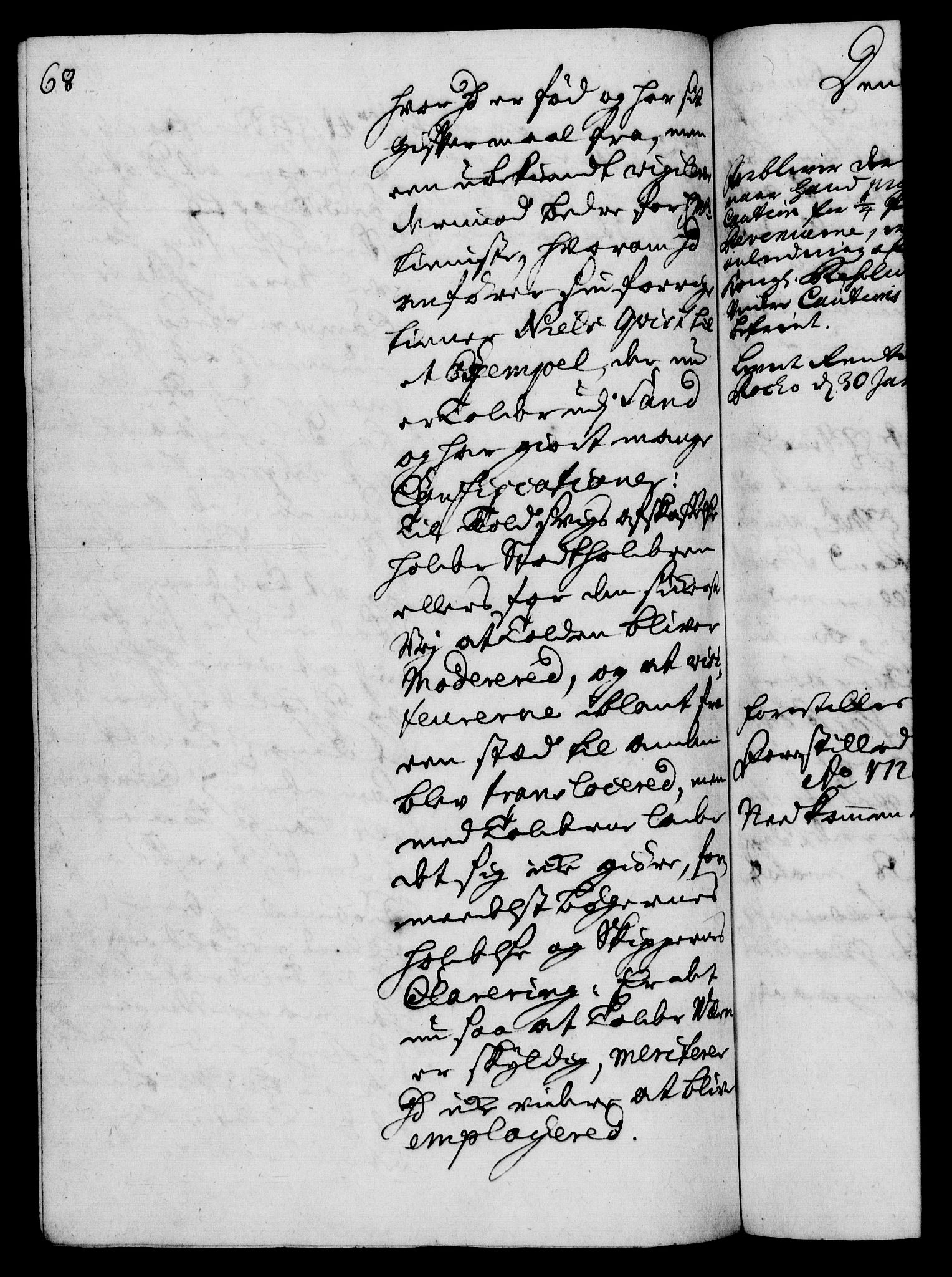 Rentekammeret, Kammerkanselliet, RA/EA-3111/G/Gh/Gha/L0008: Norsk ekstraktmemorialprotokoll (merket RK 53.53), 1725-1726, p. 68