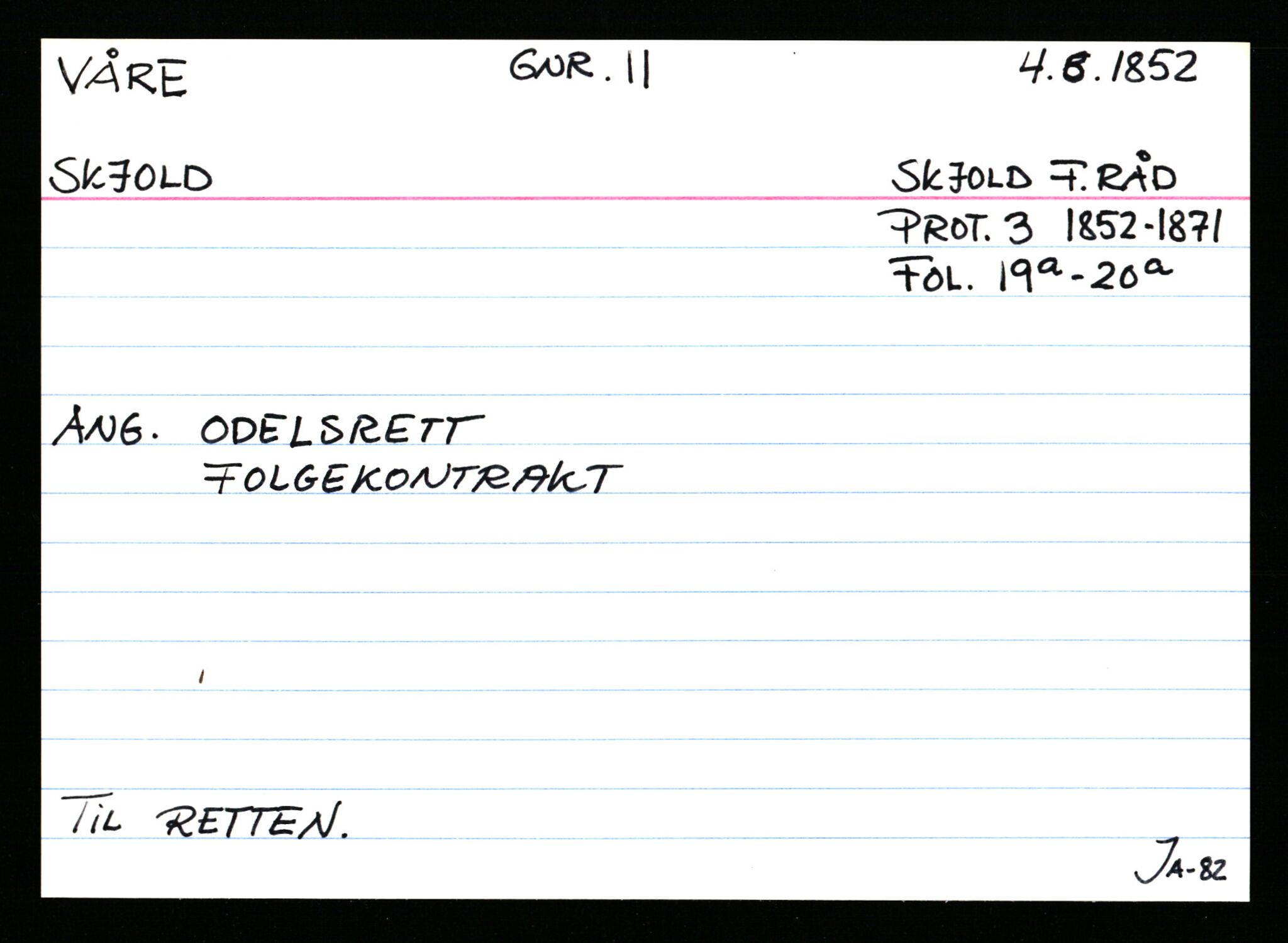 Statsarkivet i Stavanger, AV/SAST-A-101971/03/Y/Ym/L0068: Åstedskort sortert etter gårdsnavn: Vormedal - Ytrevold, 1600-1950, p. 486