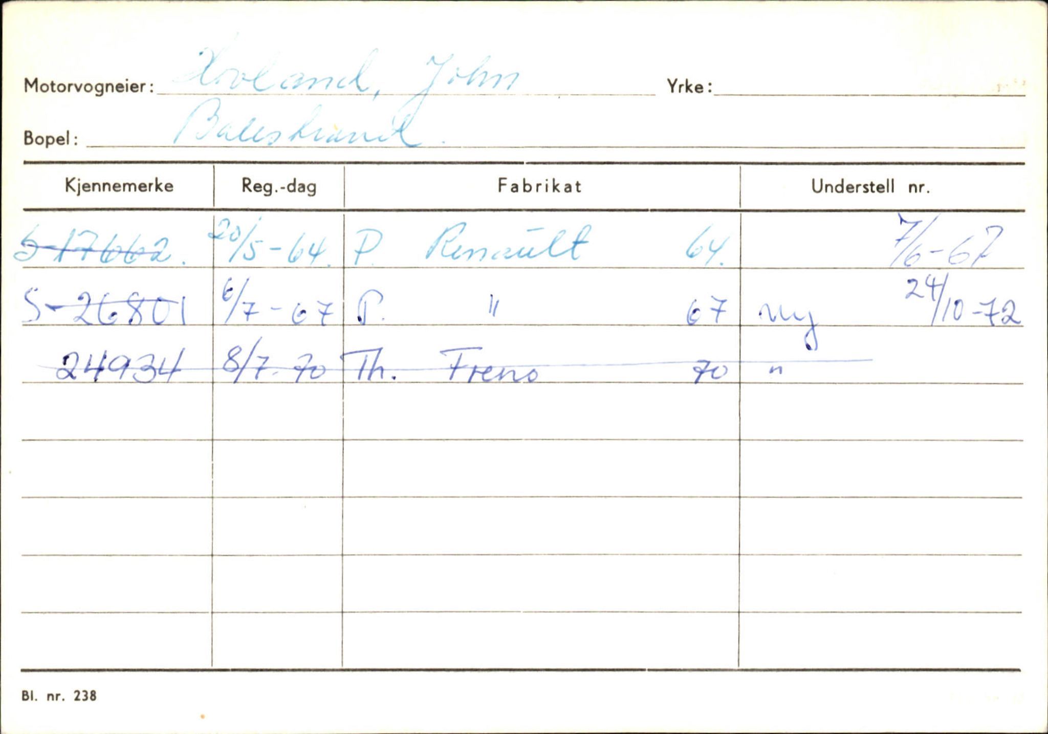 Statens vegvesen, Sogn og Fjordane vegkontor, AV/SAB-A-5301/4/F/L0132: Eigarregister Askvoll A-Å. Balestrand A-Å, 1945-1975, p. 1869