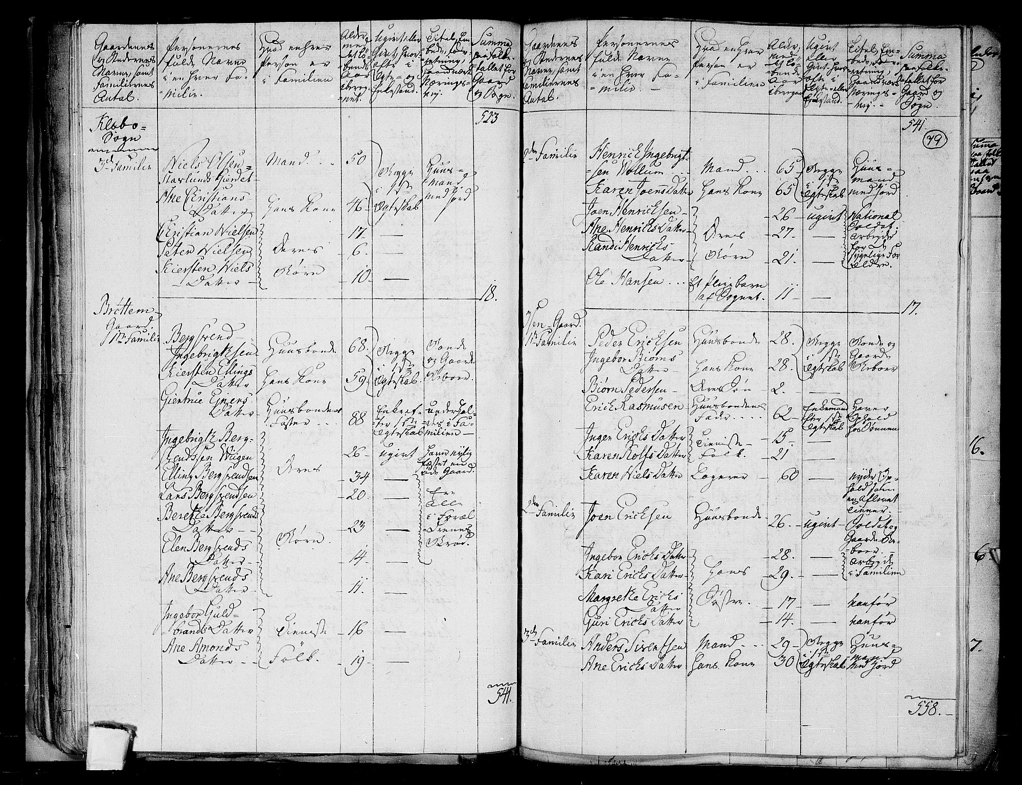 RA, 1801 census for 1662P Klæbu, 1801, p. 78b-79a