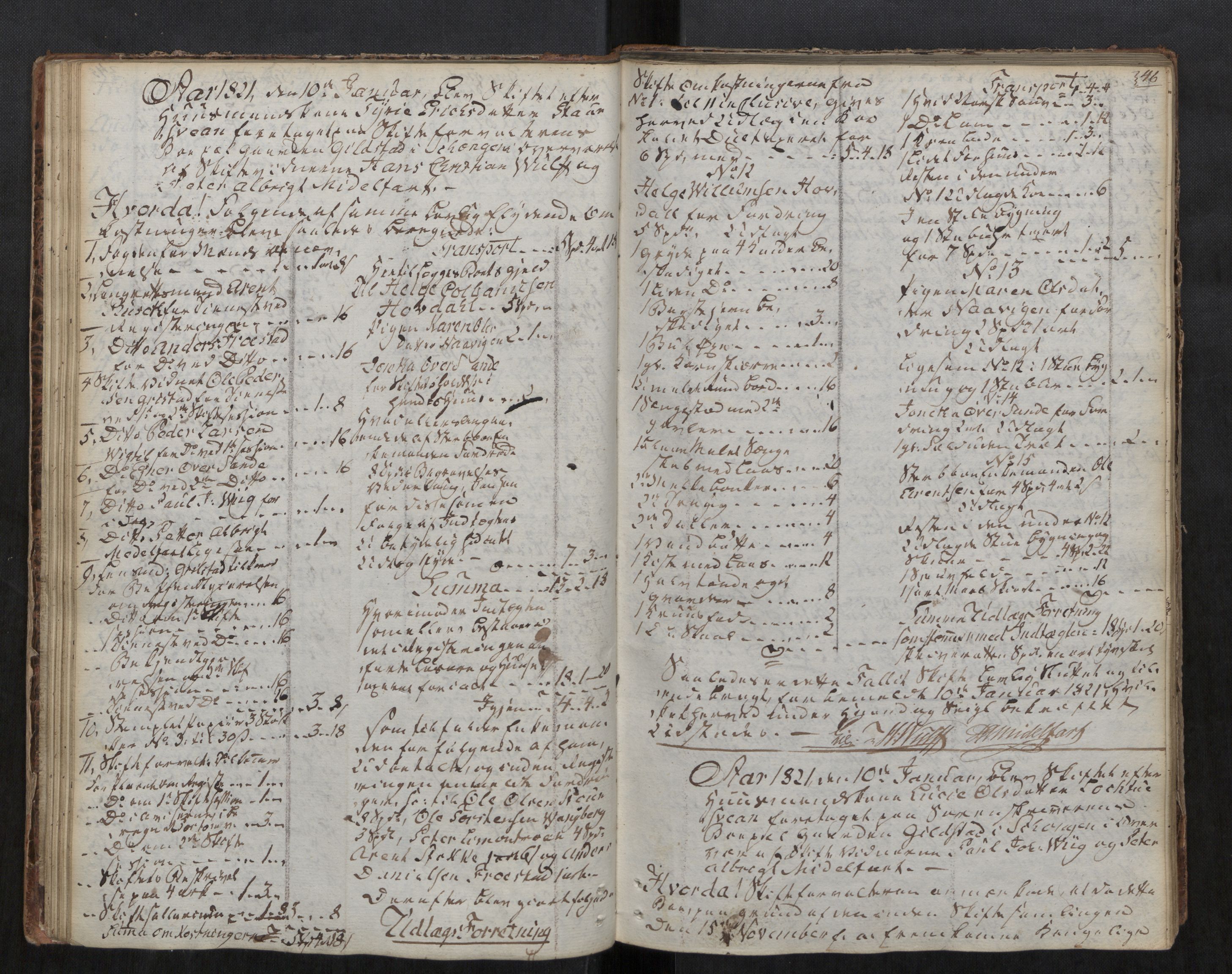 Stjør- og Verdal sorenskriveri, AV/SAT-A-4167/1/3/3A/L0030: Skifteprotokoll 25, 1818-1833, p. 46