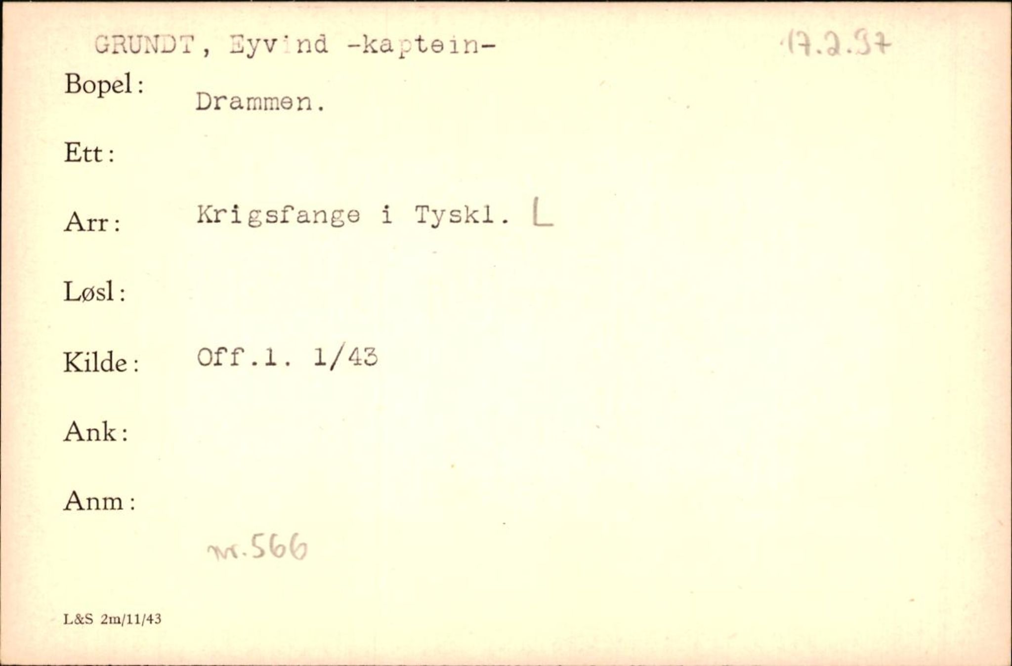 Forsvaret, Forsvarets krigshistoriske avdeling, AV/RA-RAFA-2017/Y/Yf/L0200: II-C-11-2102  -  Norske krigsfanger i Tyskland, 1940-1945, p. 330