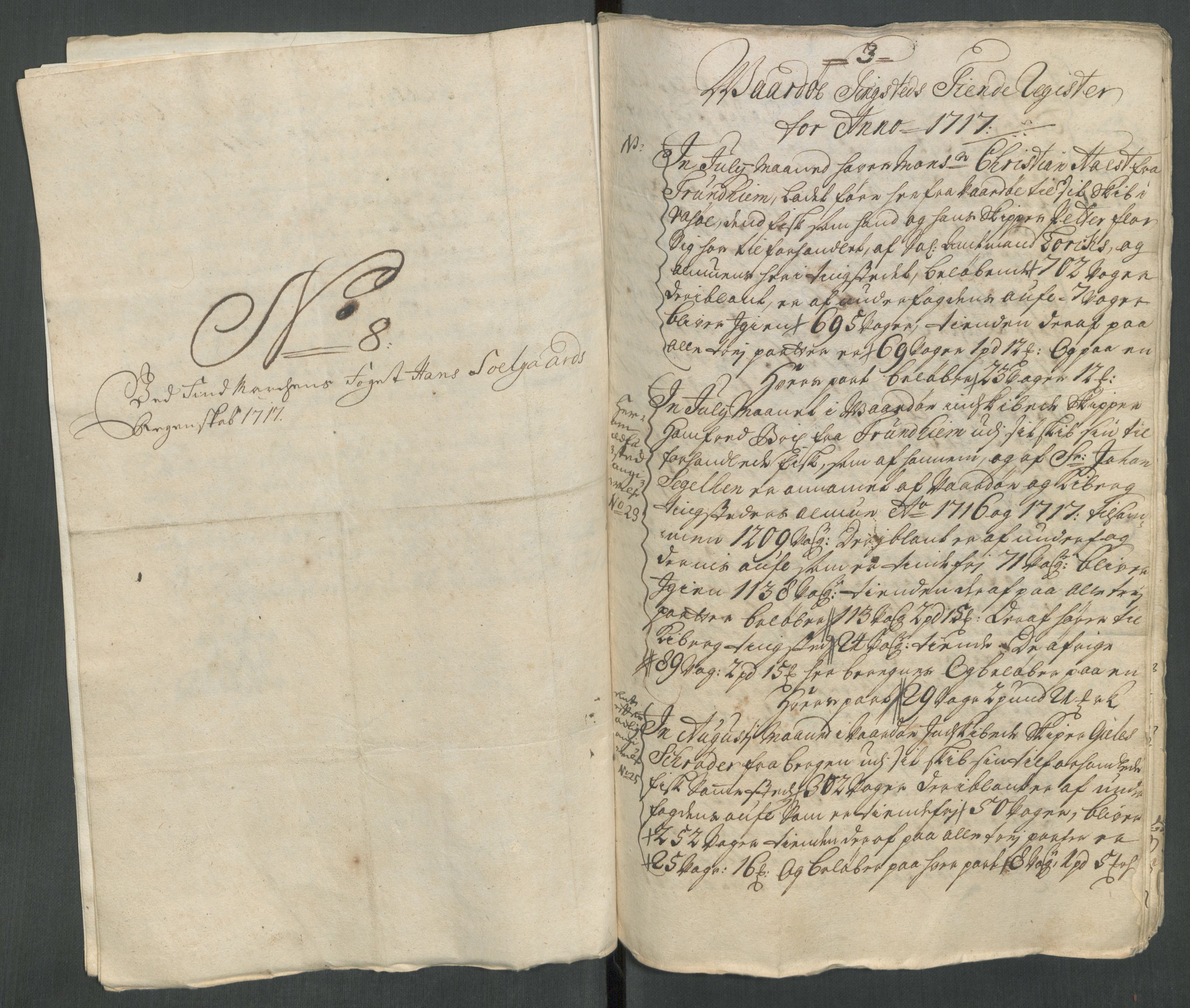 Rentekammeret inntil 1814, Reviderte regnskaper, Fogderegnskap, AV/RA-EA-4092/R69/L4857: Fogderegnskap Finnmark/Vardøhus, 1716-1718, p. 262