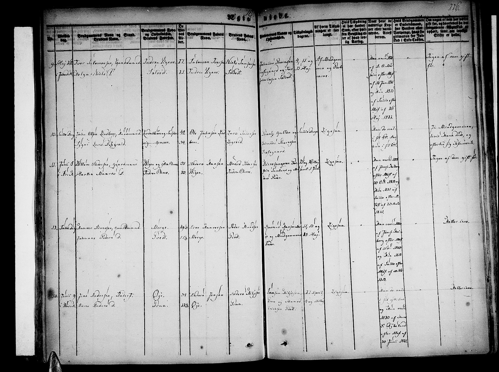 Strandebarm sokneprestembete, AV/SAB-A-78401/H/Haa: Parish register (official) no. A 6, 1826-1843, p. 226