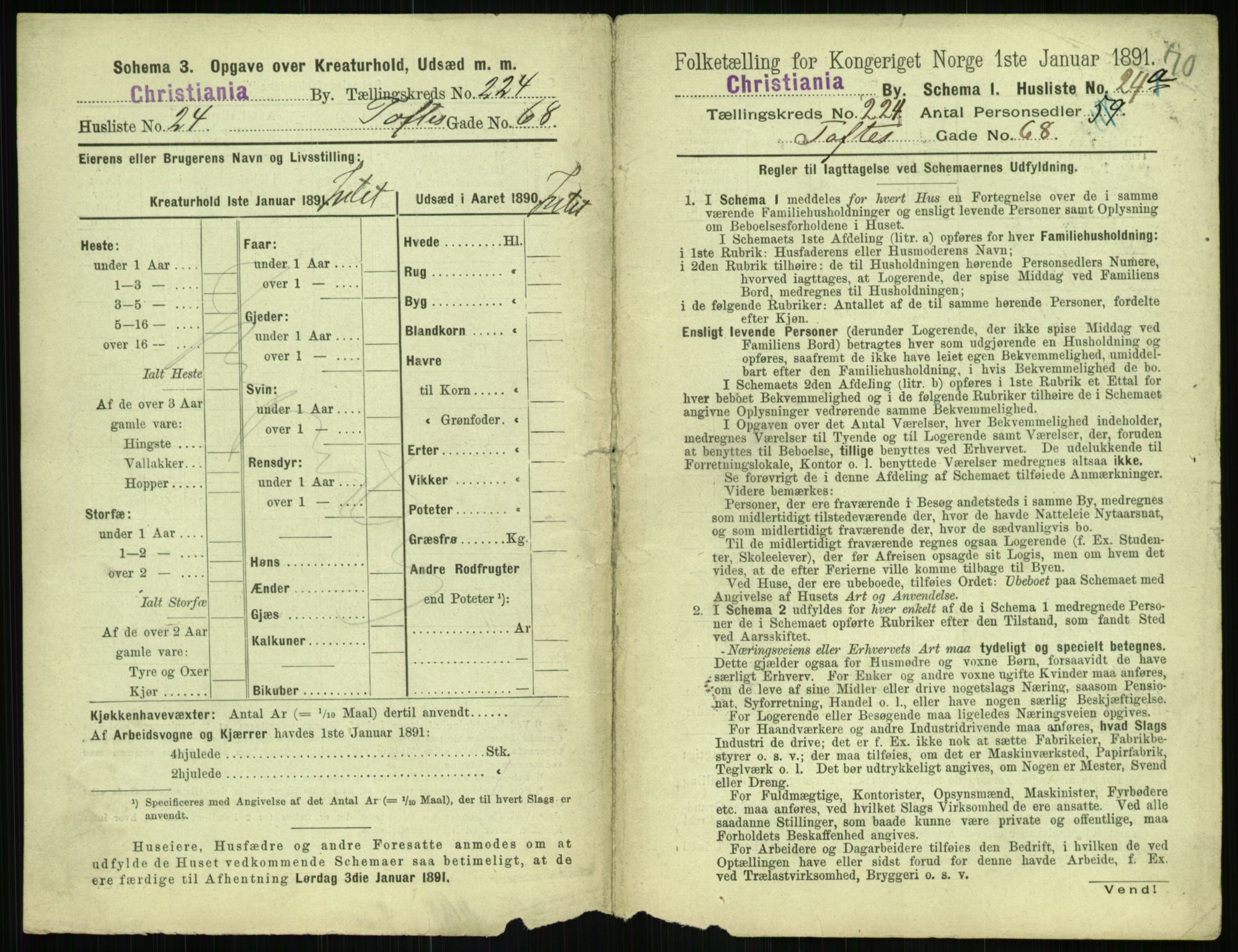 RA, 1891 census for 0301 Kristiania, 1891, p. 135317