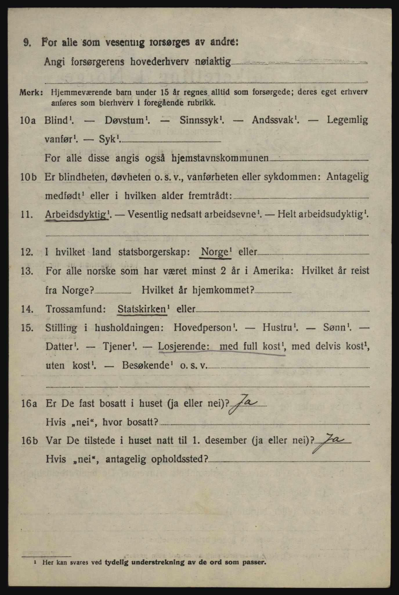 SAO, 1920 census for Rødenes, 1920, p. 1105