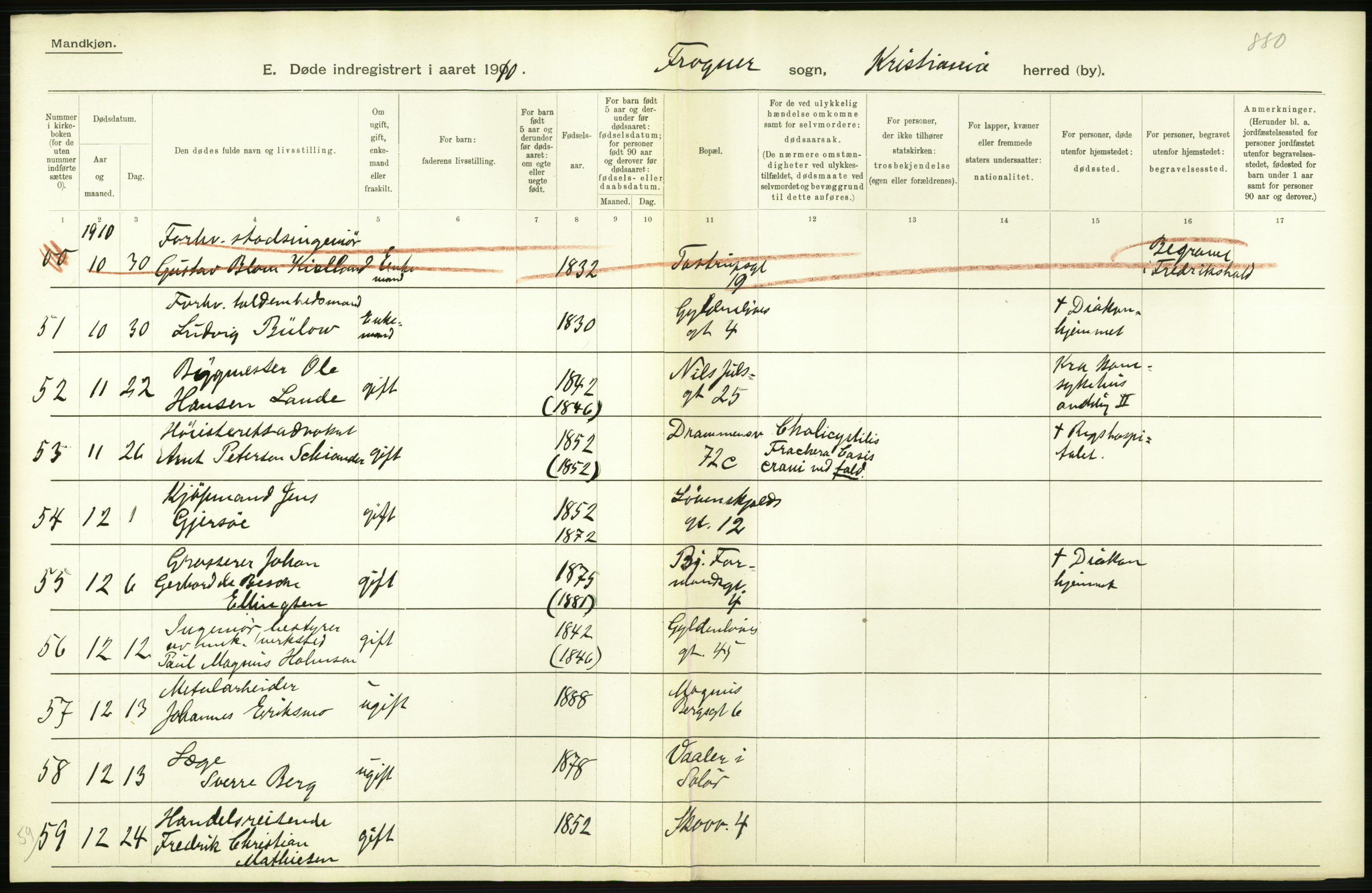 Statistisk sentralbyrå, Sosiodemografiske emner, Befolkning, RA/S-2228/D/Df/Dfa/Dfah/L0008: Kristiania: Døde, 1910, p. 790