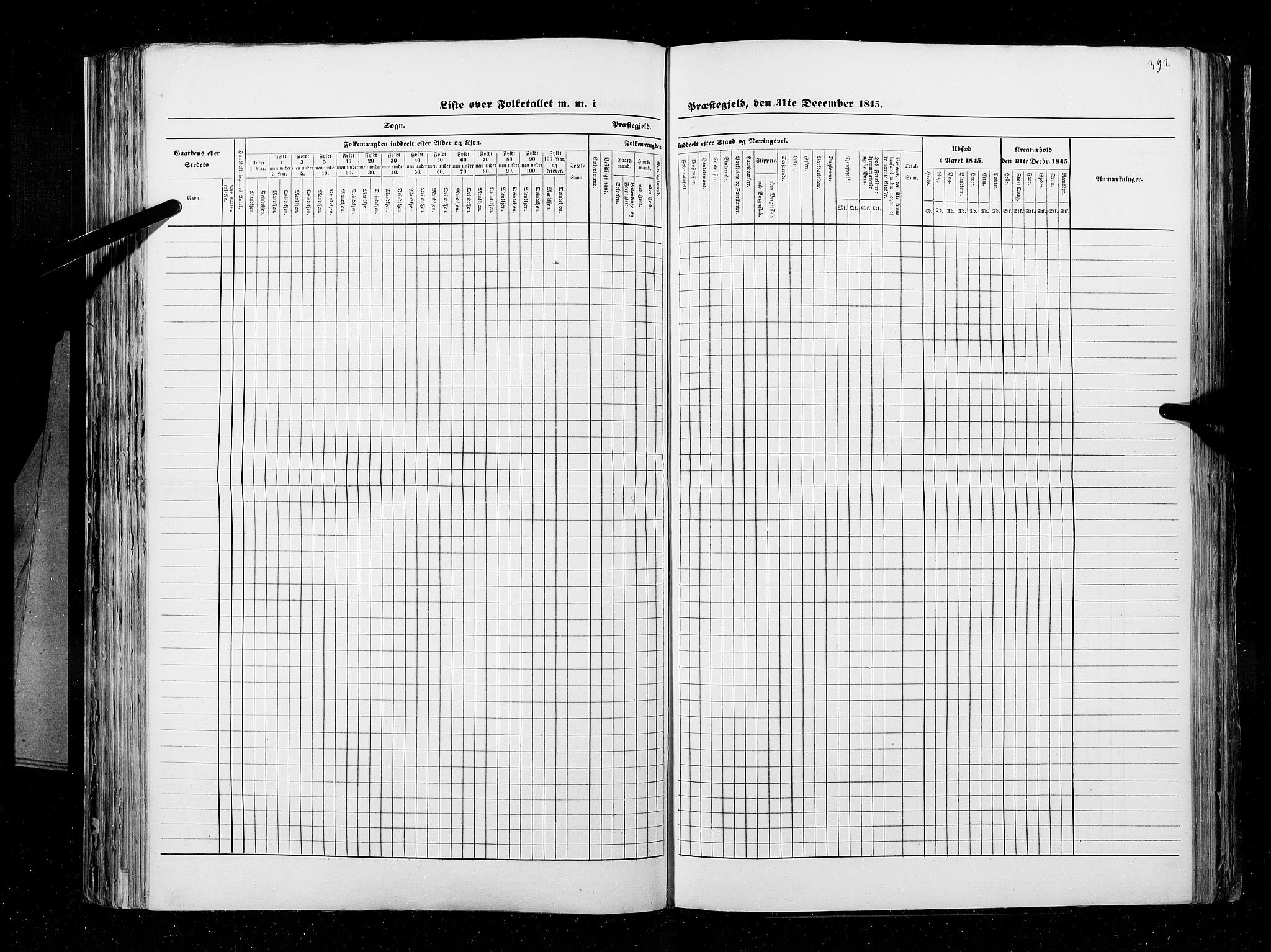 RA, Census 1845, vol. 9B: Nordland amt, 1845, p. 392