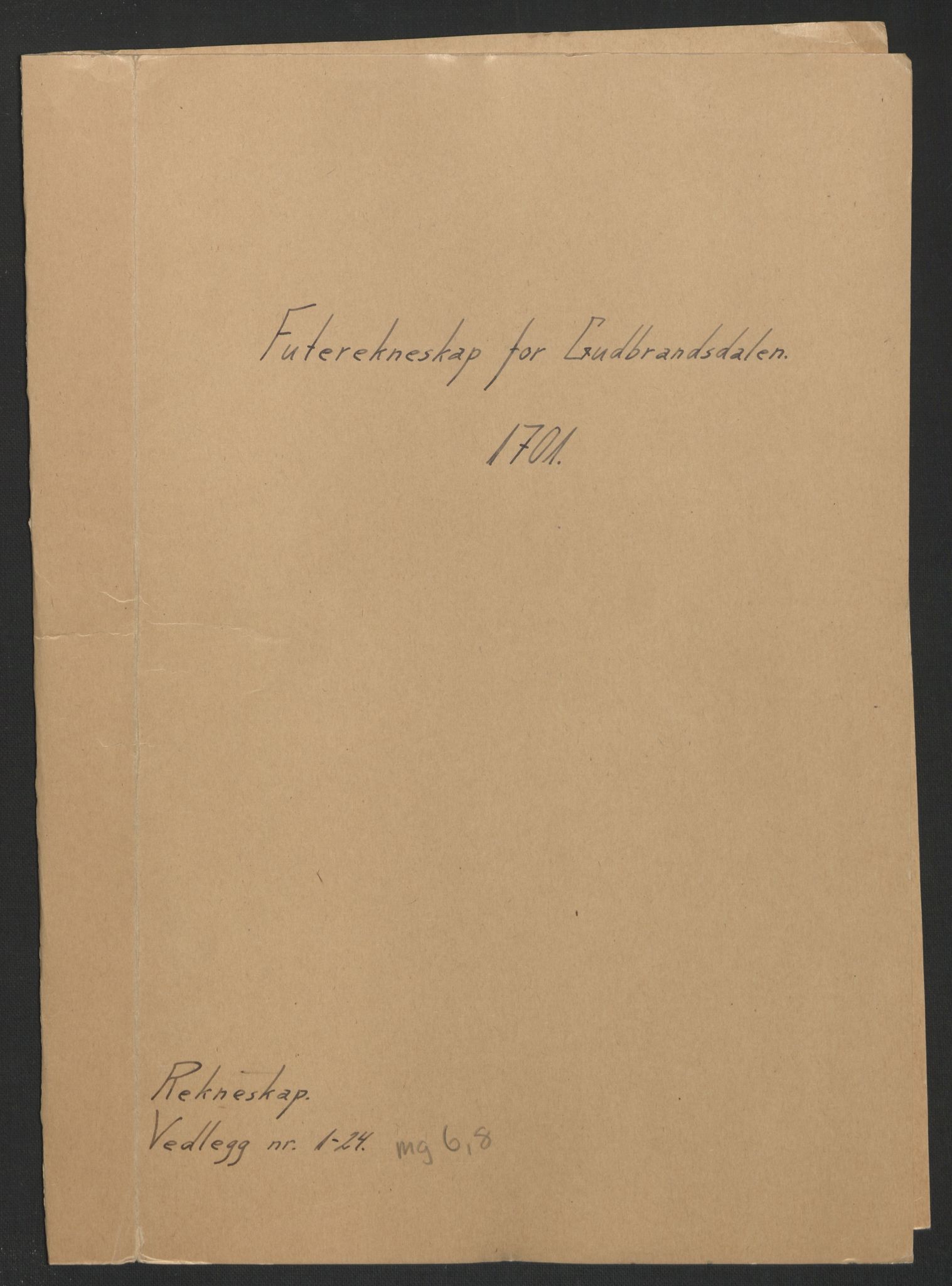 Rentekammeret inntil 1814, Reviderte regnskaper, Fogderegnskap, RA/EA-4092/R17/L1174: Fogderegnskap Gudbrandsdal, 1701, p. 2