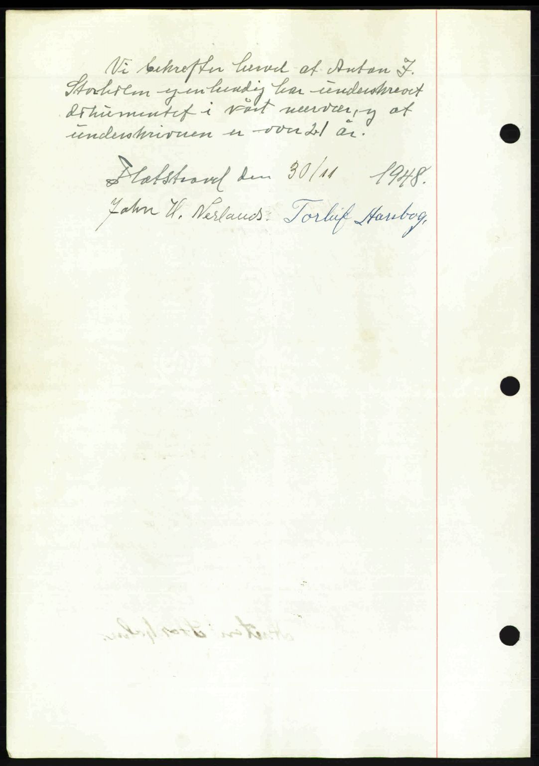 Romsdal sorenskriveri, AV/SAT-A-4149/1/2/2C: Mortgage book no. A28, 1948-1949, Diary no: : 3207/1948