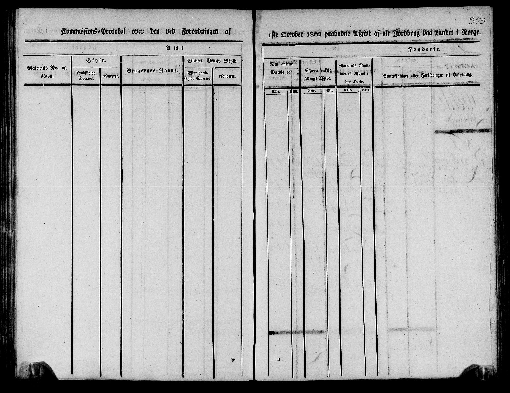 Rentekammeret inntil 1814, Realistisk ordnet avdeling, AV/RA-EA-4070/N/Ne/Nea/L0111: Nordhordland og Voss fogderi. Kommisjonsprotokoll for Nordhordland, 1803, p. 378